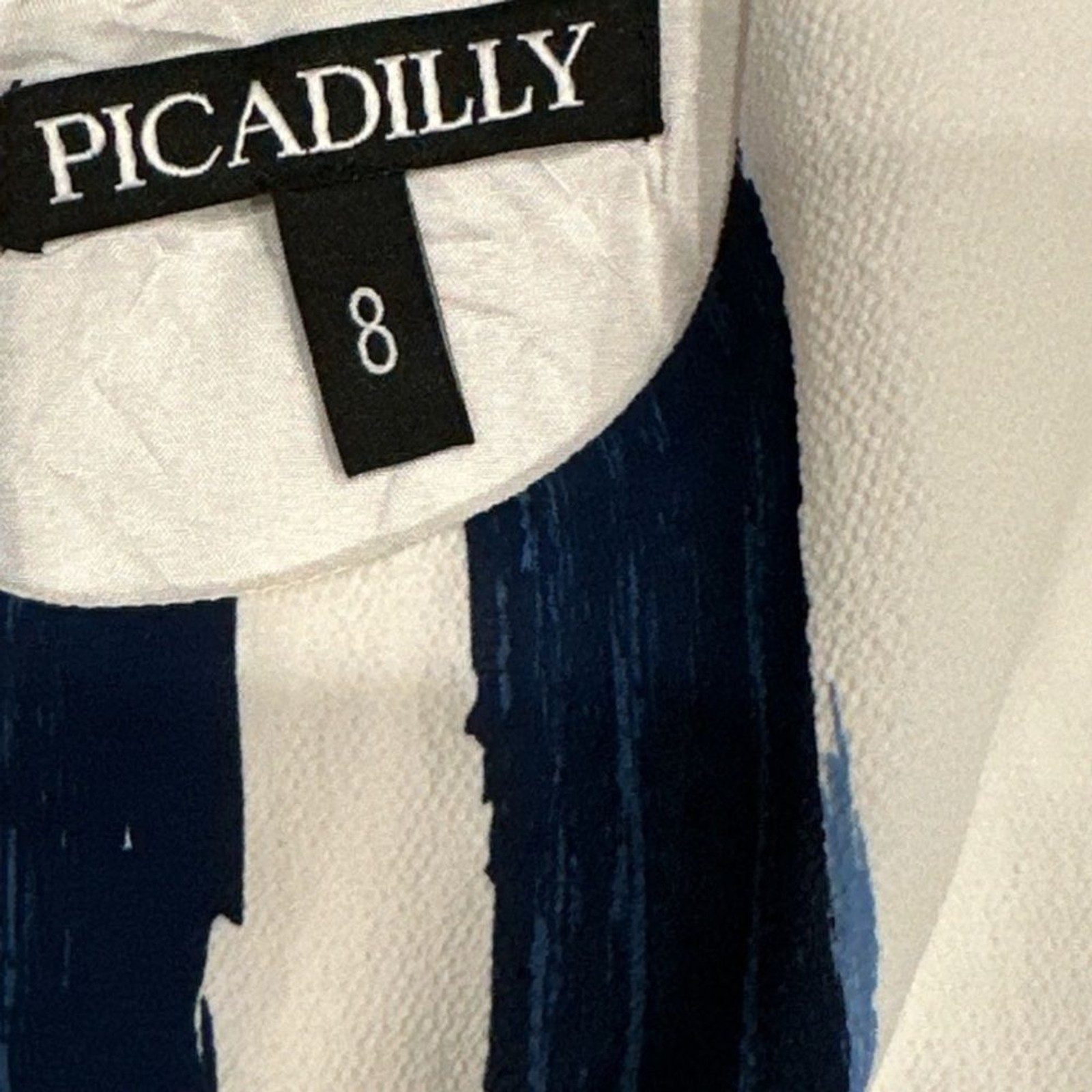 Piccadilly Dress with Stripes. Size 8. Good used condition