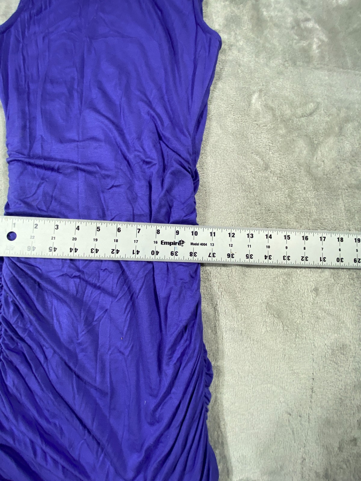 Casual Couture by Green Envelope Bodycon Dress Womens S Blue Ruched USA Made NWT