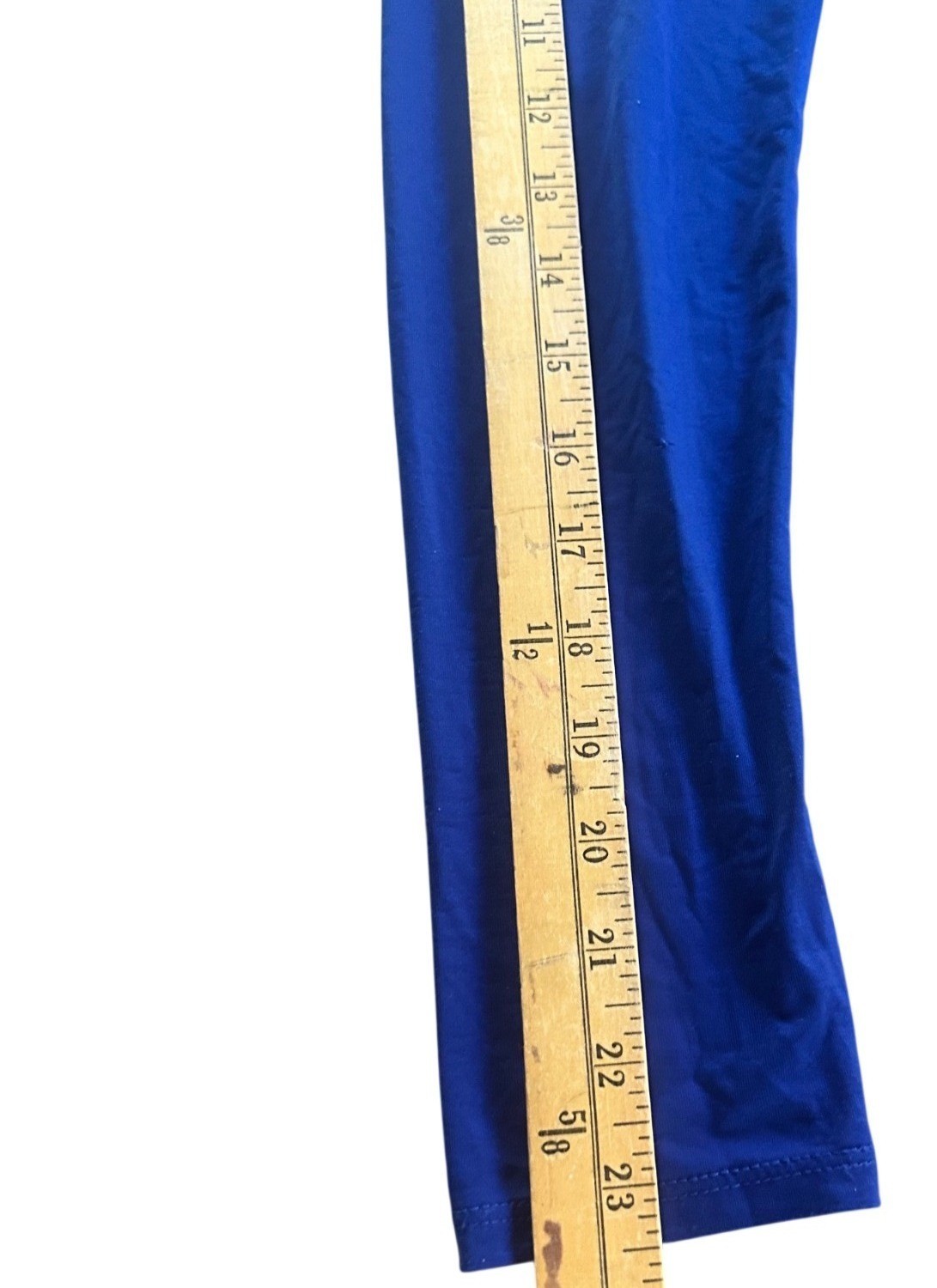 Rachel Roy Size Large Classic Elegant Blue Long Sleeve Drape Front Maxi Dress