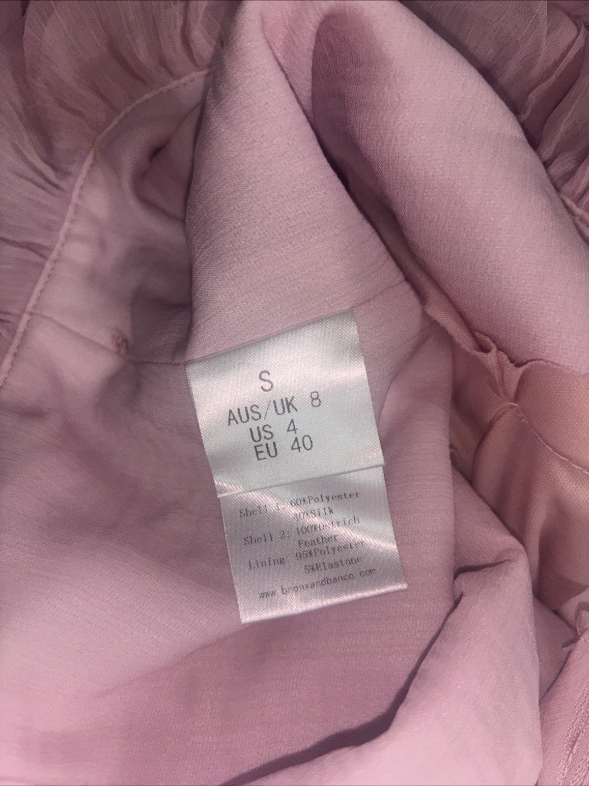 Bronx and Banco Geisha Maxi Dress in Pink Small $1100! (SEE DESCRIPTION)