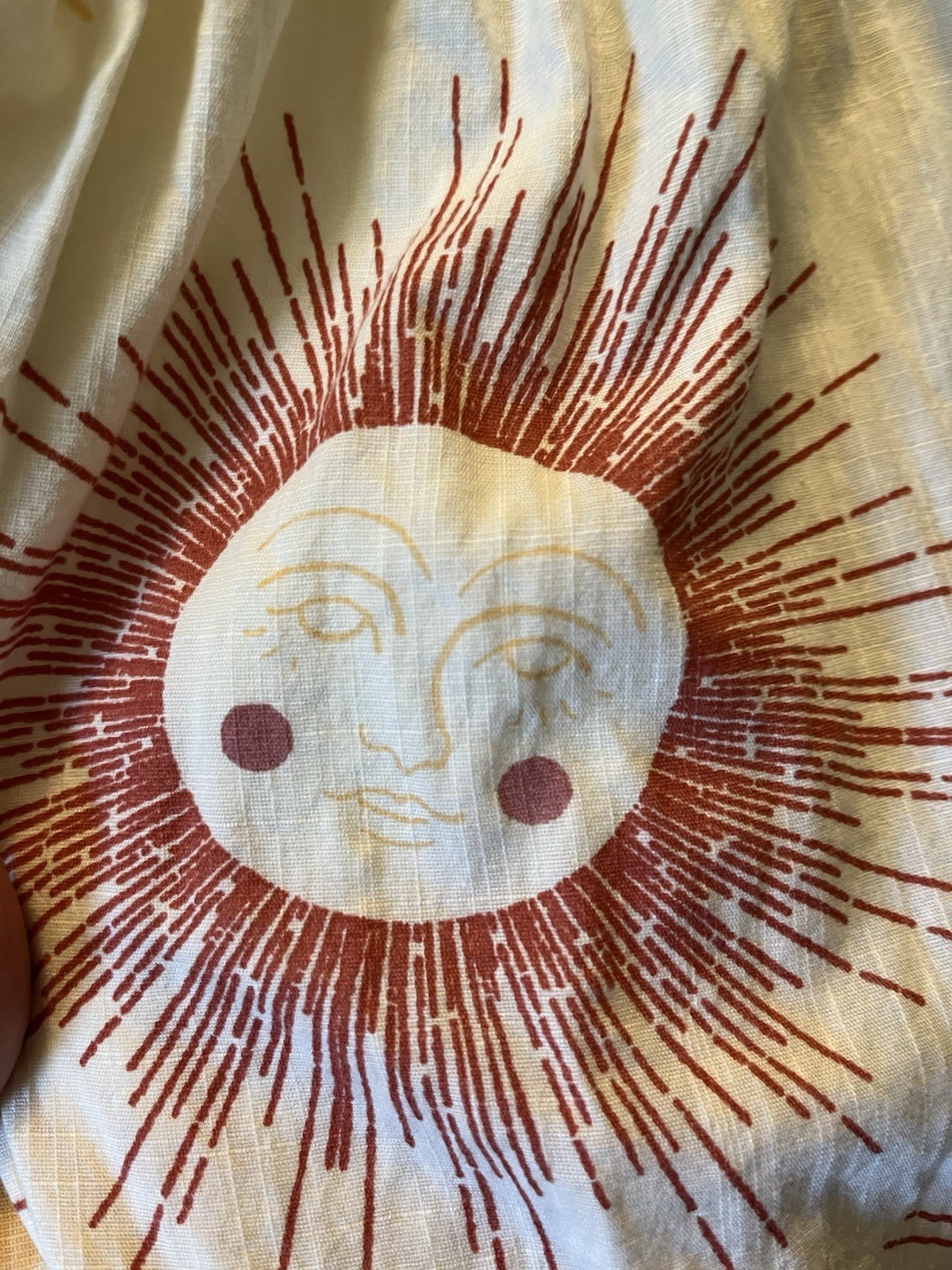 Urban Outfitters Boho Sun Moon Eclipse Dress Tiered Midi Lined Women Sz SM 43″