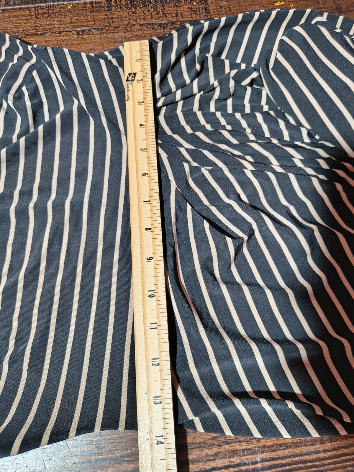 Lauren Halph Lauren Sleeveless Black and Cream Stripped Maxi Dress