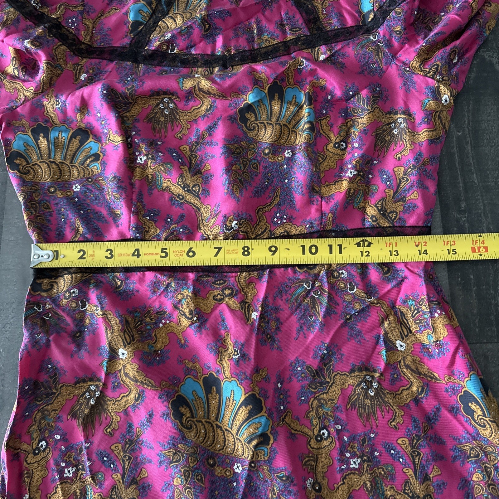 Sandro Paris Silk Midi Dress Sz 38 US 6 Medium Vibrant Pink