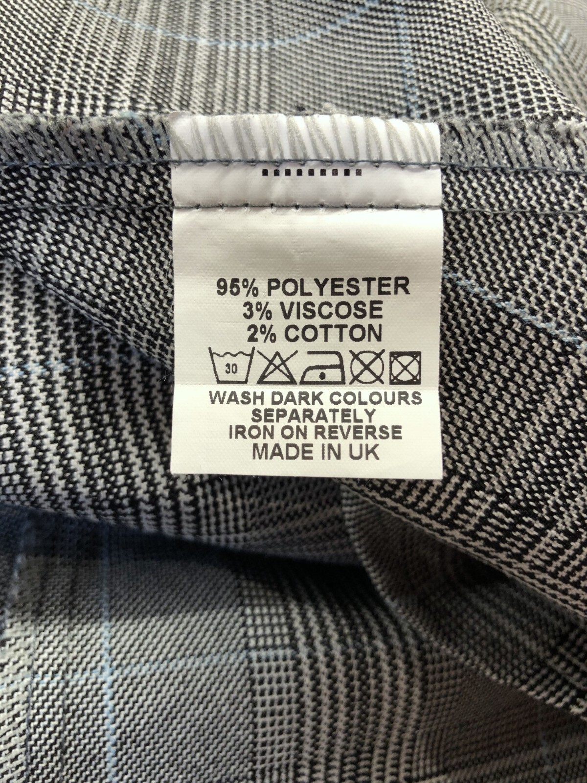LOVE LABEL Light Grey Tartan Sleeveless Belted Skater City Dress S/M 6-8