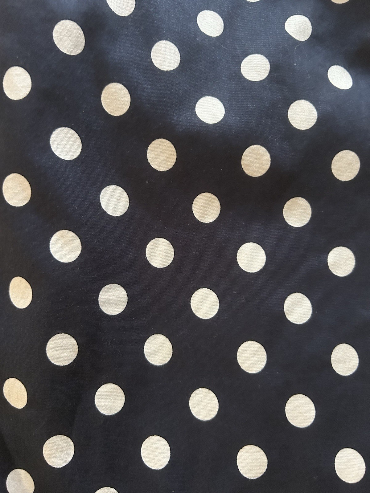 Boutique Navy Blue & White Polka Dot Strapless Sheath Maxi Dress Sz S (fits XS)