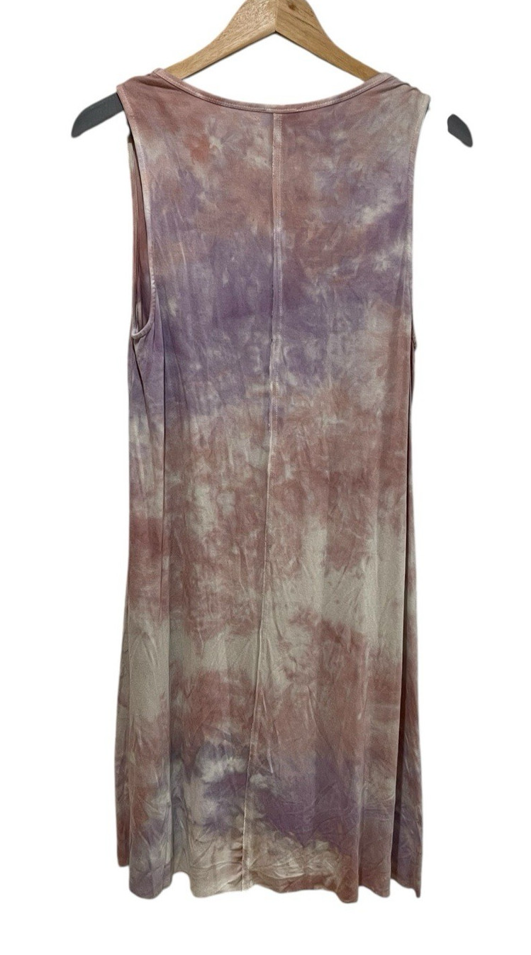 Splendid Sunset Cloud Shift Tank Dress Medium Soft Scoop Neck Boho ResortWear