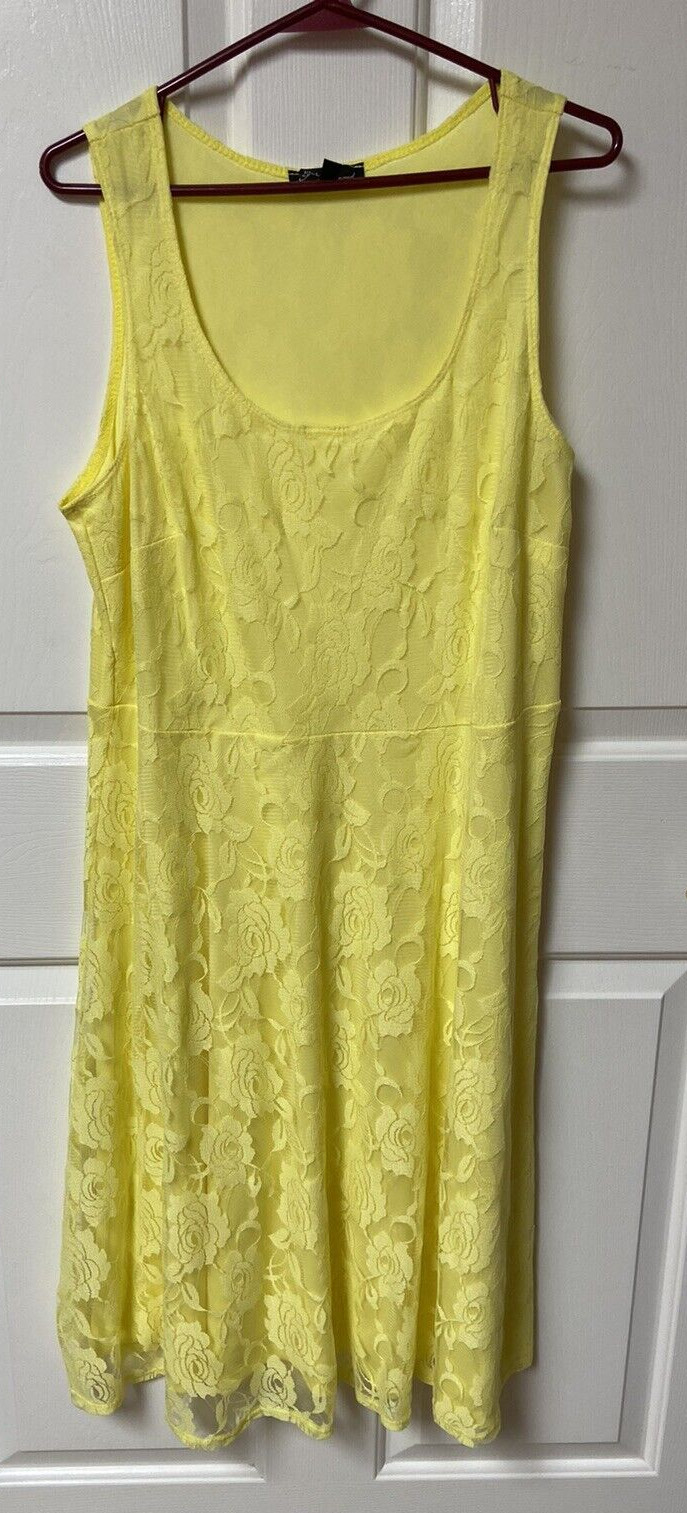 Vintage 80s Slinky Brand Dress Floral Print Womens Size L Made United States