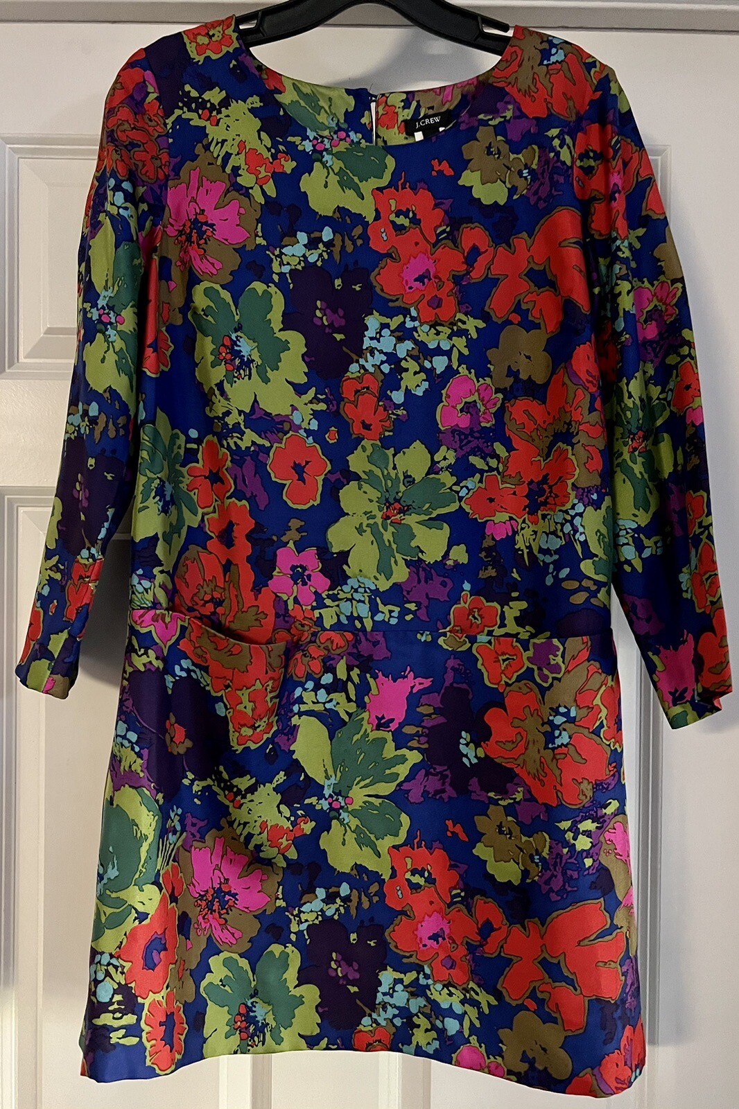 J. Crew Silk Dopamine Coastal Preppy Old Money Quiet Luxury Art To Wear Size 2