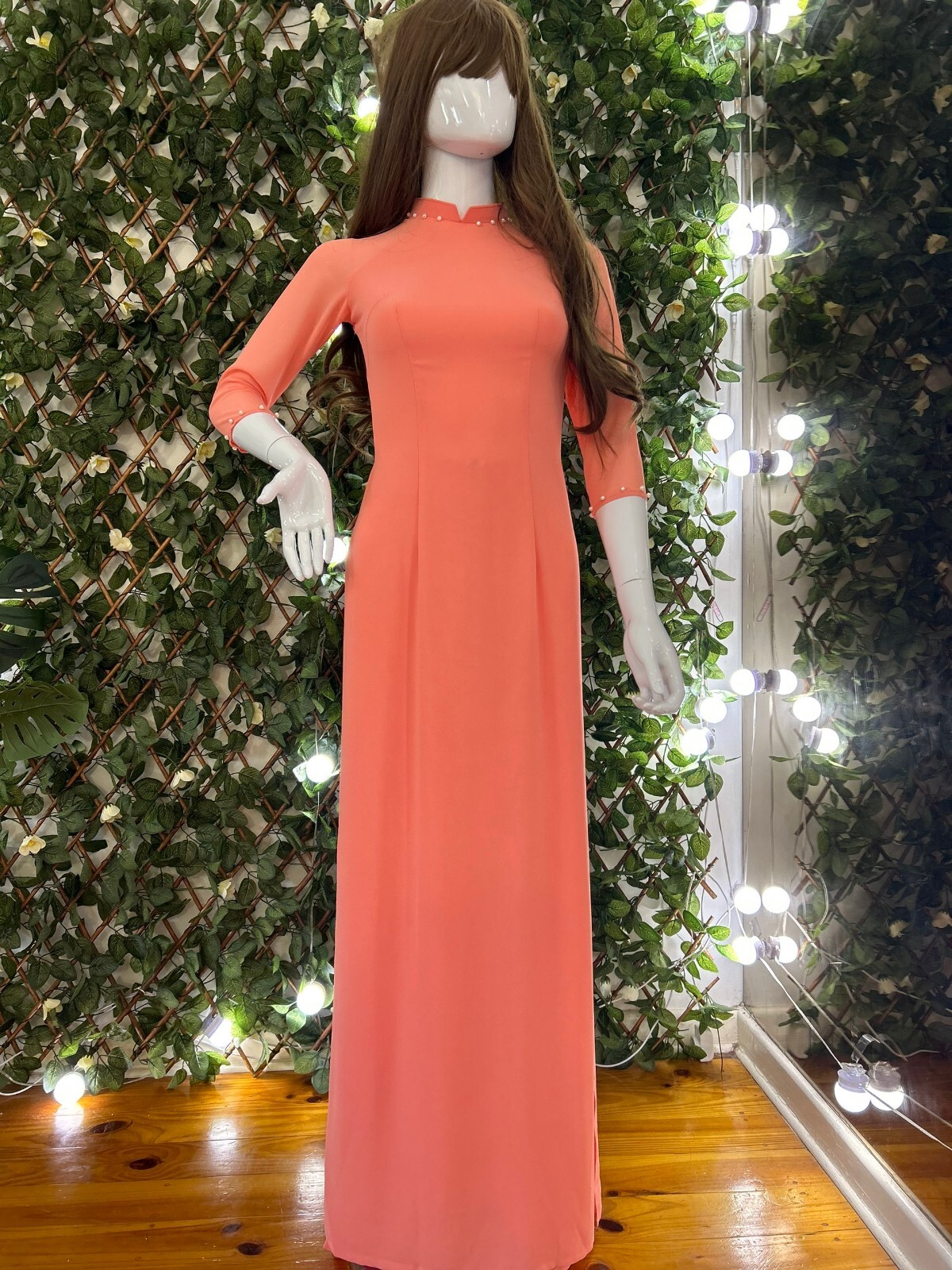 Premium Vietnamese Double Layers High Quality Silk Ao Dai