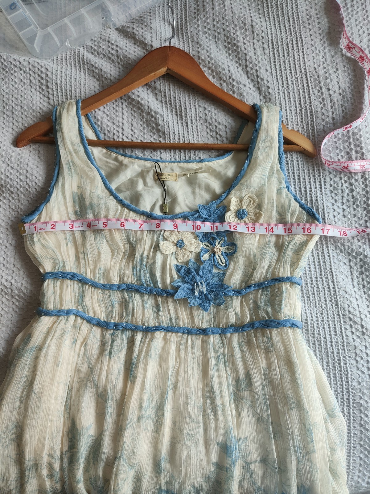 BNWT Max Studio Special Edition 100% Silk Floral Dress UK 6 8 Fairycore Vintage