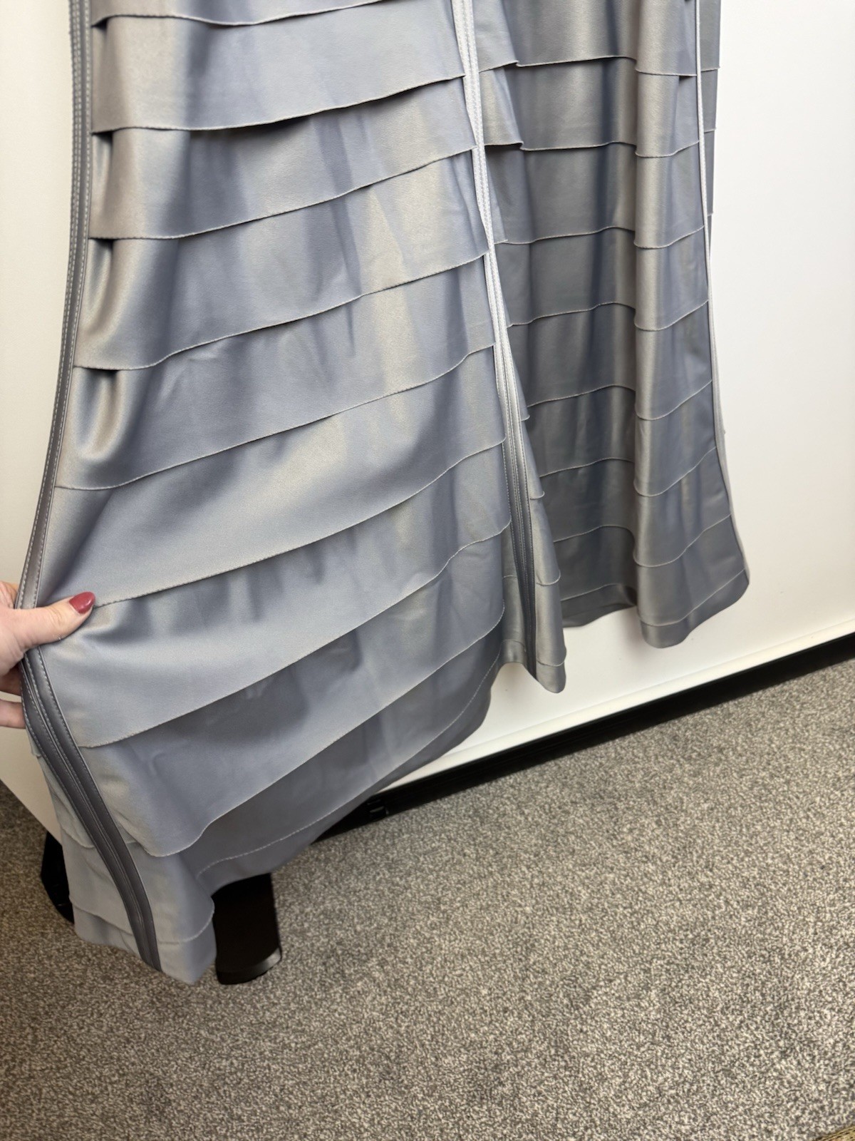 Js Collections UK 16 Grey Maxi Dress And Shawl Formal Occasion Wedding Cruise