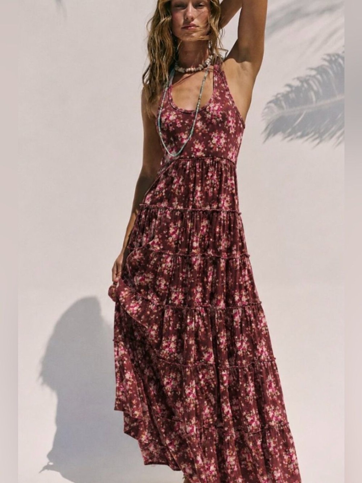 NATURAL LIFE KARLIE VELVET br MAXI DRESS