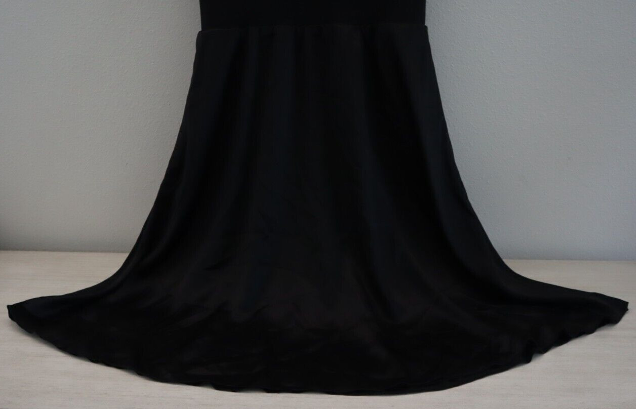 ATM x Anthony Thomas Melillo Women’s Sz S Black Silk Surplice Mini Dress $475