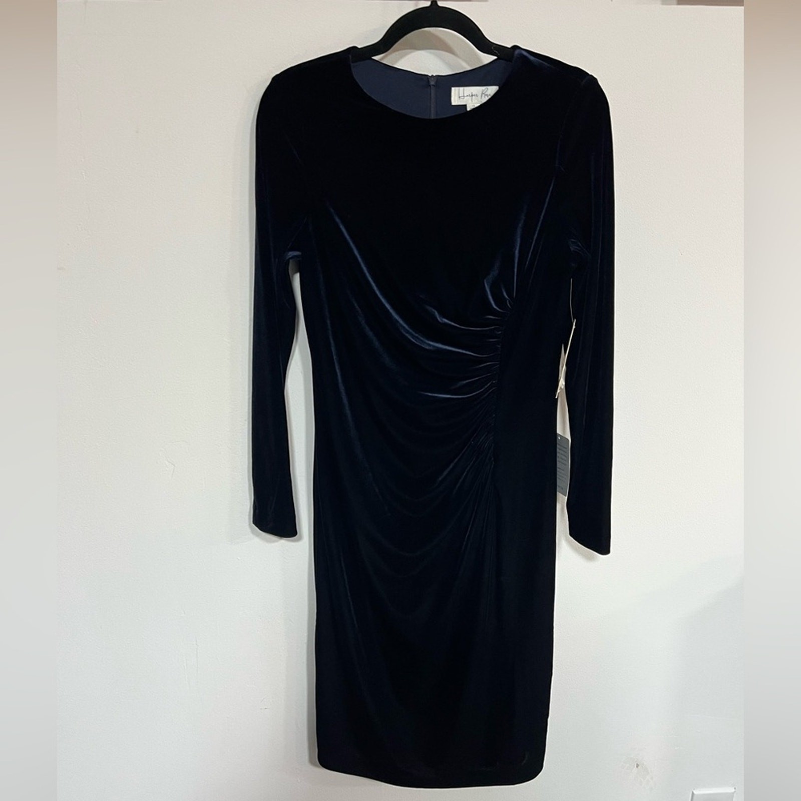 *NEW* Harper Rose Navy Velvet Sheath Dress Woman Size 10