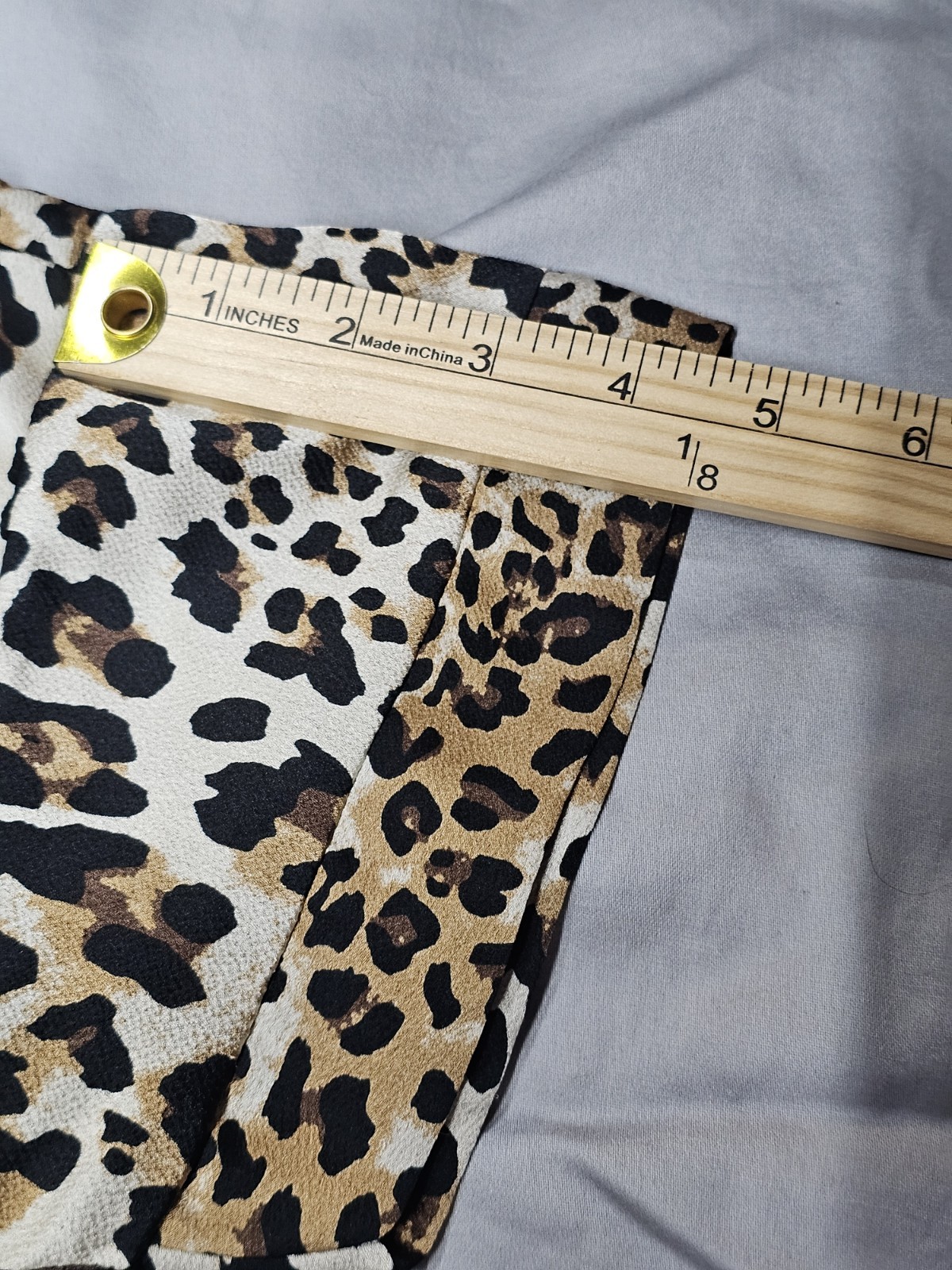 Ellison Button Up Leopard Print Oversized Dress Size Small