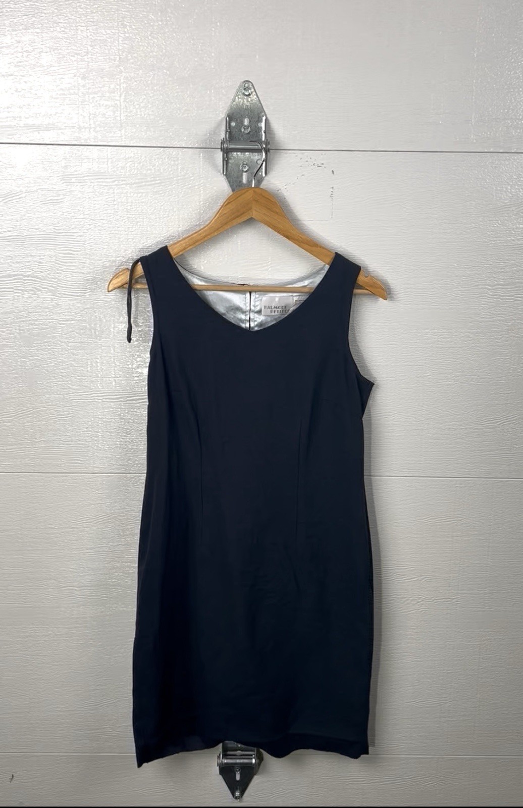 Halmode Petites Black Dress Size 8 Made In Malaysia