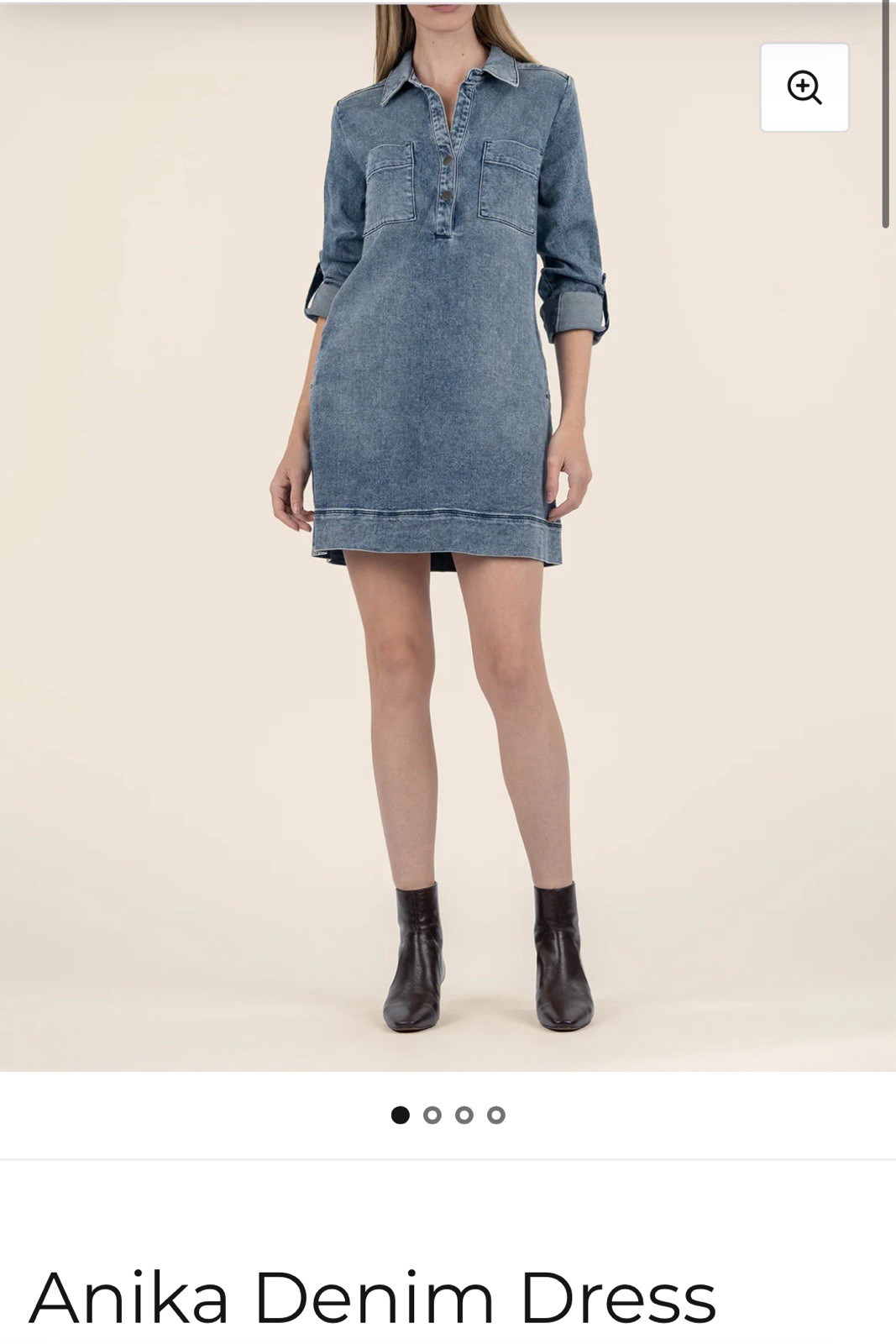 KUT FROM THE KLOTH Anika Denim Dress Sizes 4, 6, 12