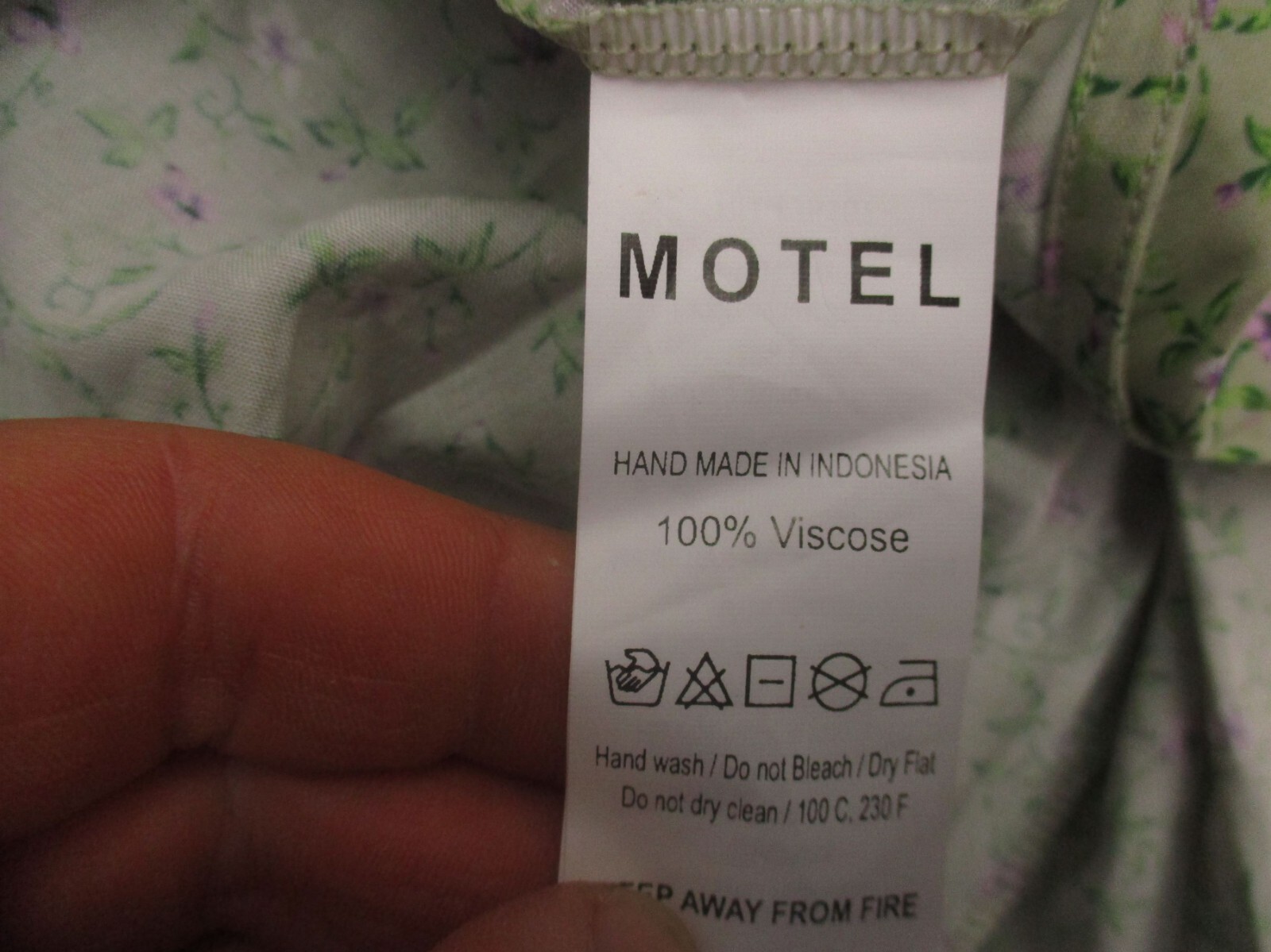 NWT MOTEL Size S Womens Floral Front Slit Back Zip Sleeveless Jorie Dress 017