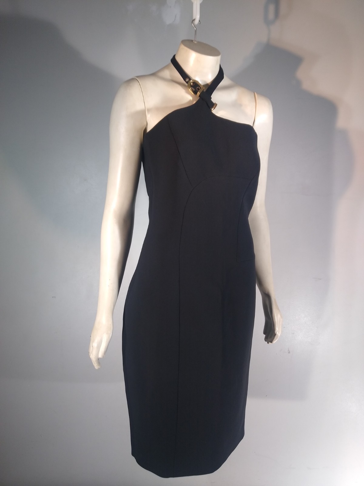 Versace runway Ad Campaign Bondage Dress rare Collab