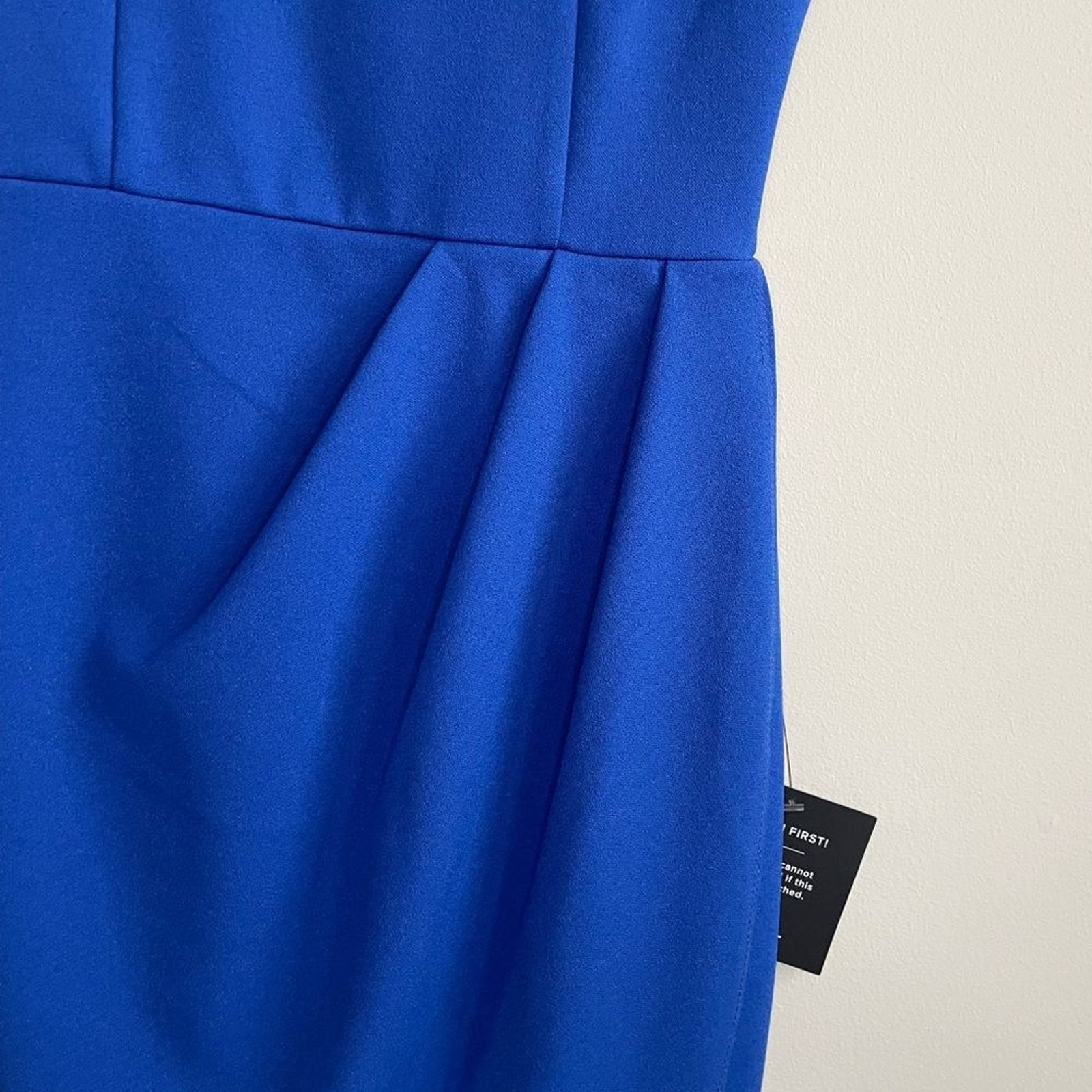 Lulus Forever Your Girl Royal Blue Bodycon Mini Dress with Spaghetti Straps