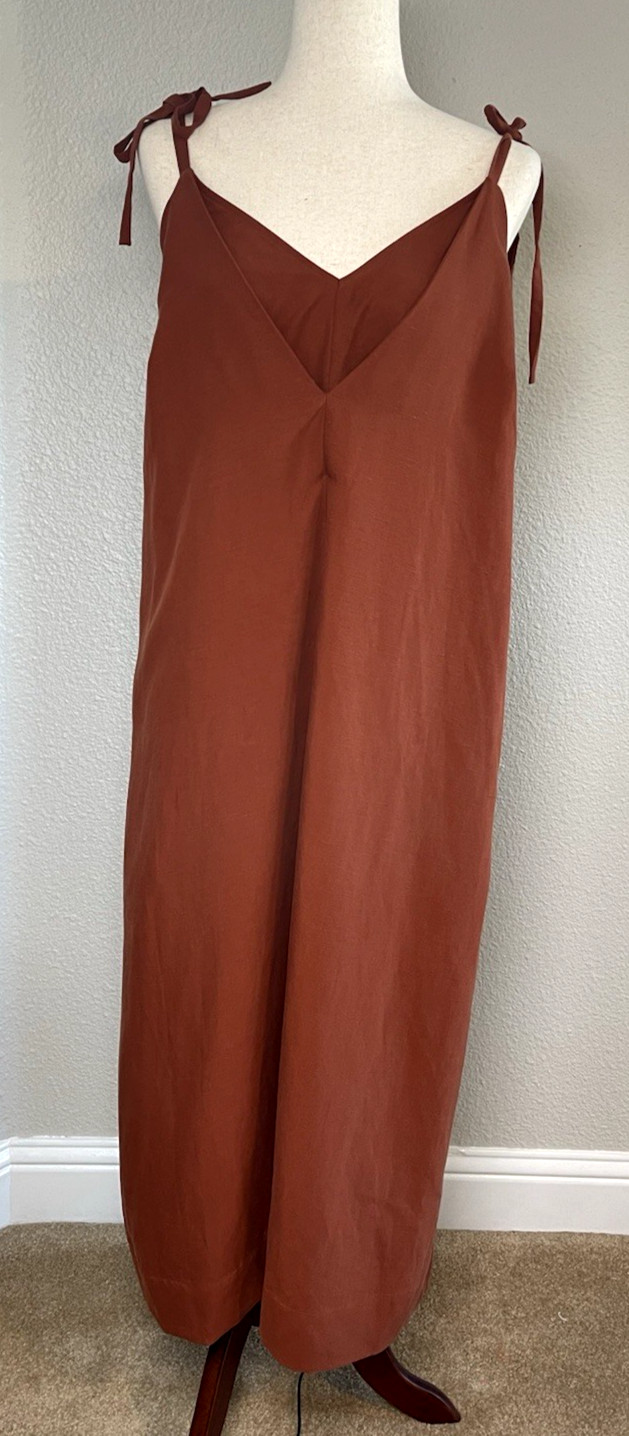 Hatch NEW ‘Back in the Game’ nursing maternity dress strappy linen size 1 $198