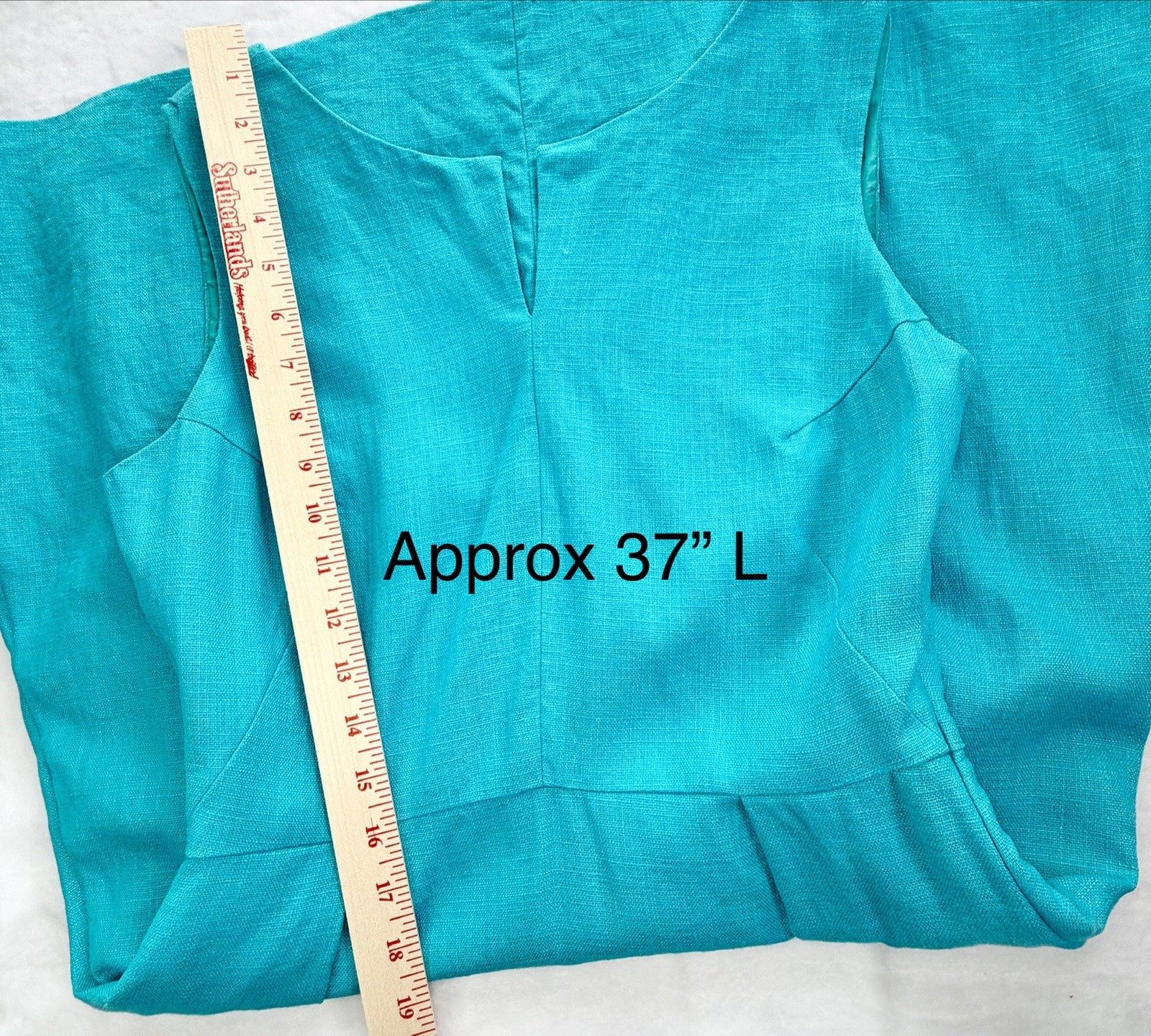 Kate Spade New York Turquoise Blue Notch Neck Fit & Flare A Line Dress Size 8