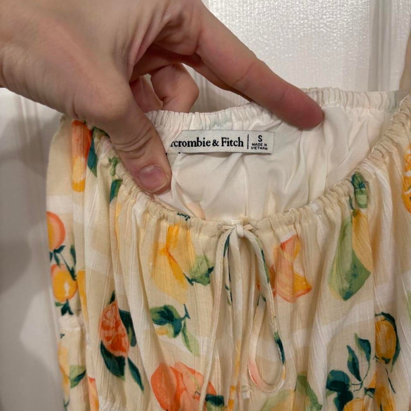 Abercrombie & Fitch Fruit Print Summer Dress