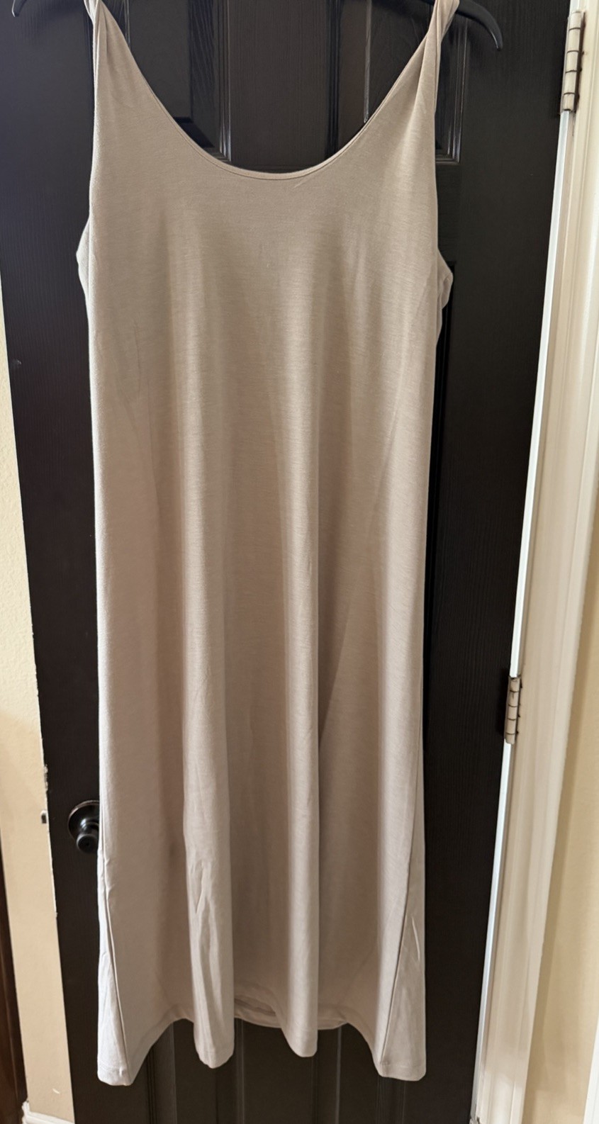 Zenana Long Maxi Dress Tan Large