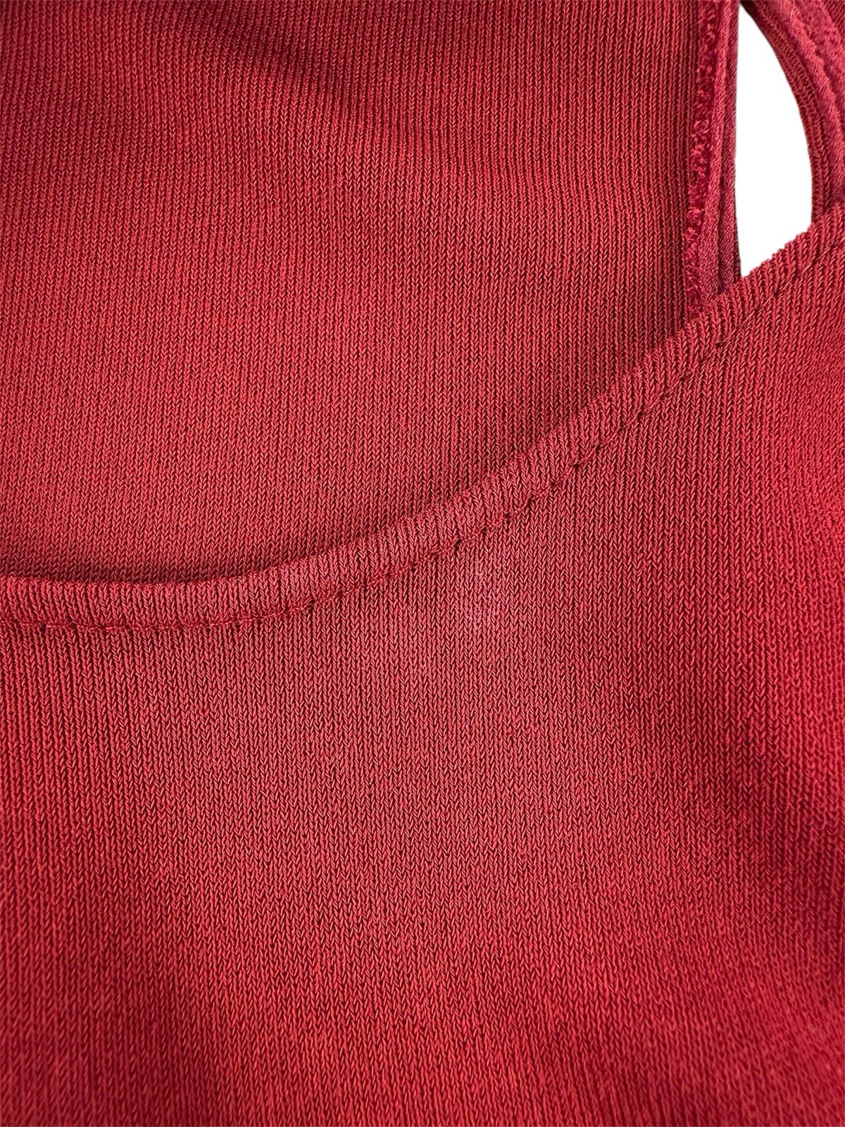 Calvin Klein Collection Fall 1997 Red Jersey Dress 2 Vintage