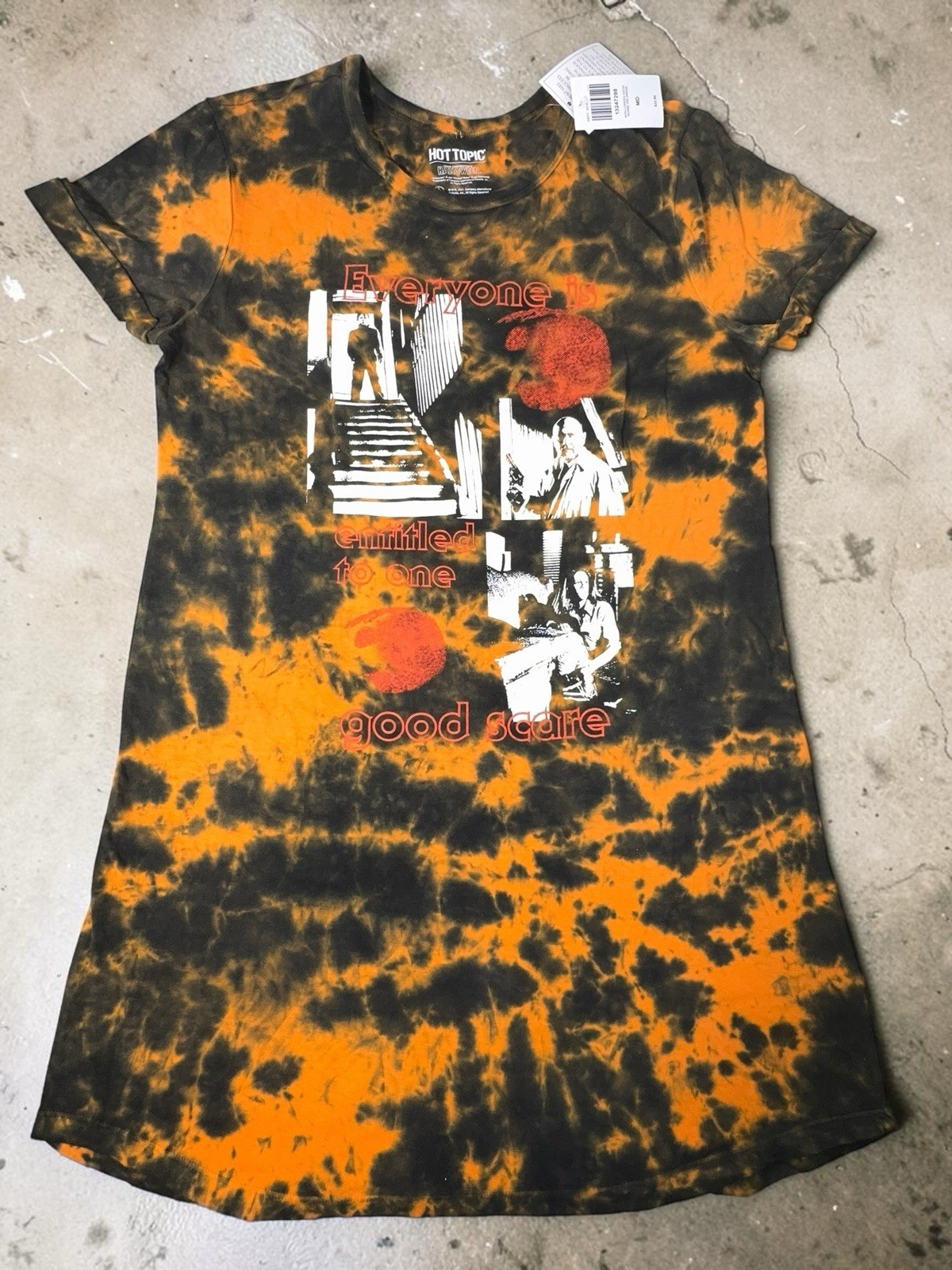 Halloween Michael Myers One Good Scare T Shirt Dress NWT Hot Topic Medium