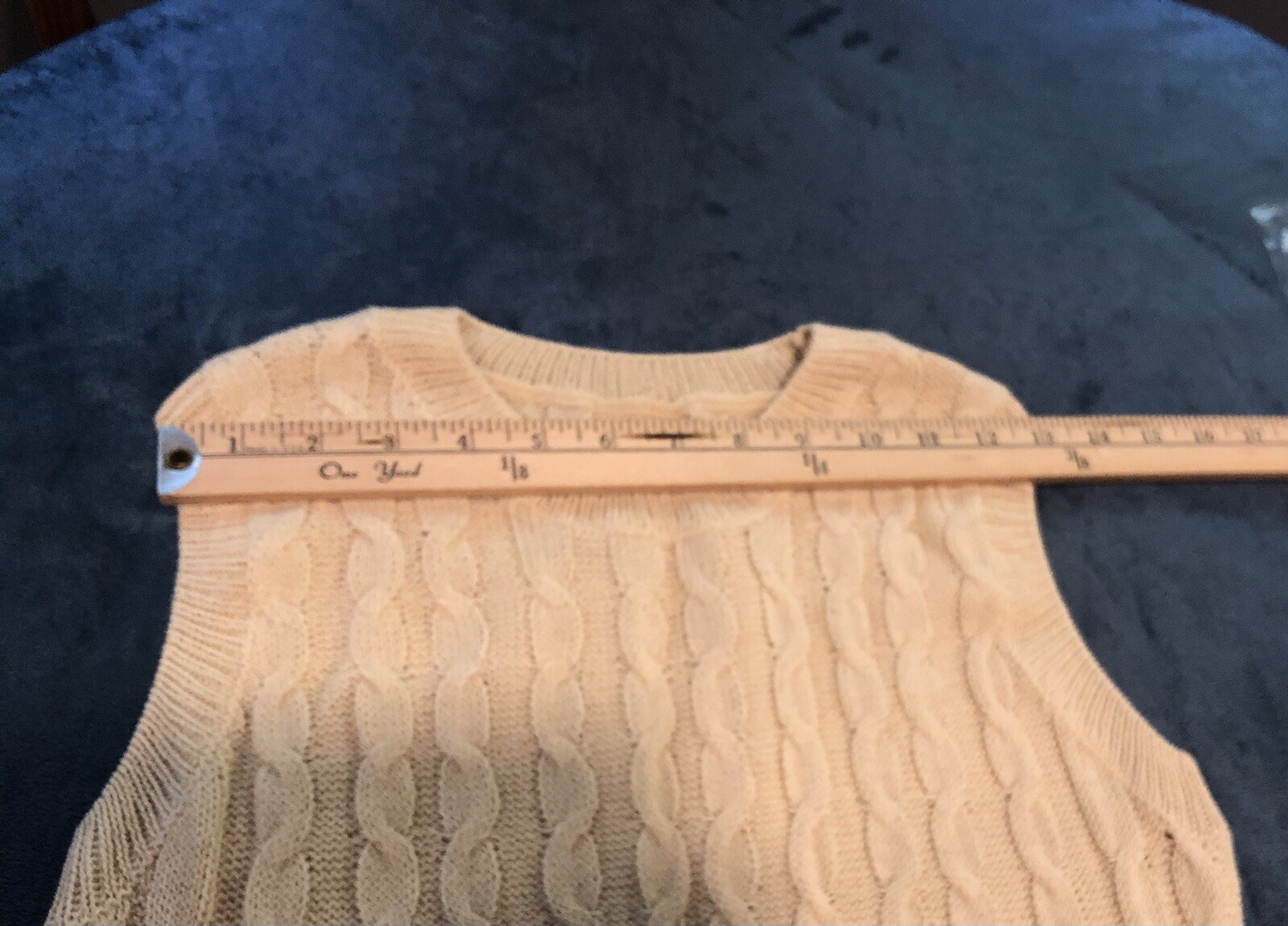 Size Small Beige Sleeveless Maxi Sweater Dress