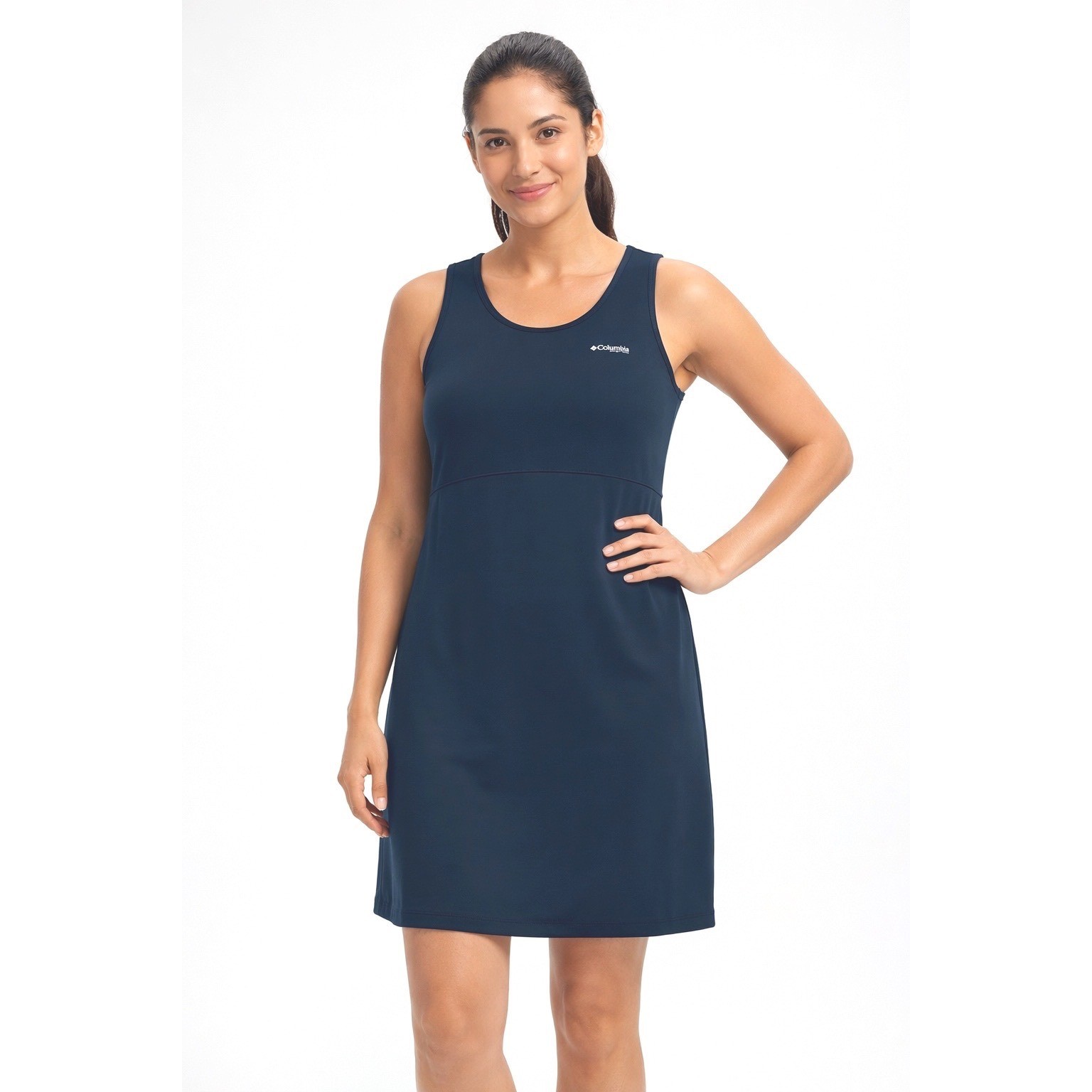 Columbia Dress Navy Blue Sleeveless Mesh Back Athleisure Sporty XXL 100-54
