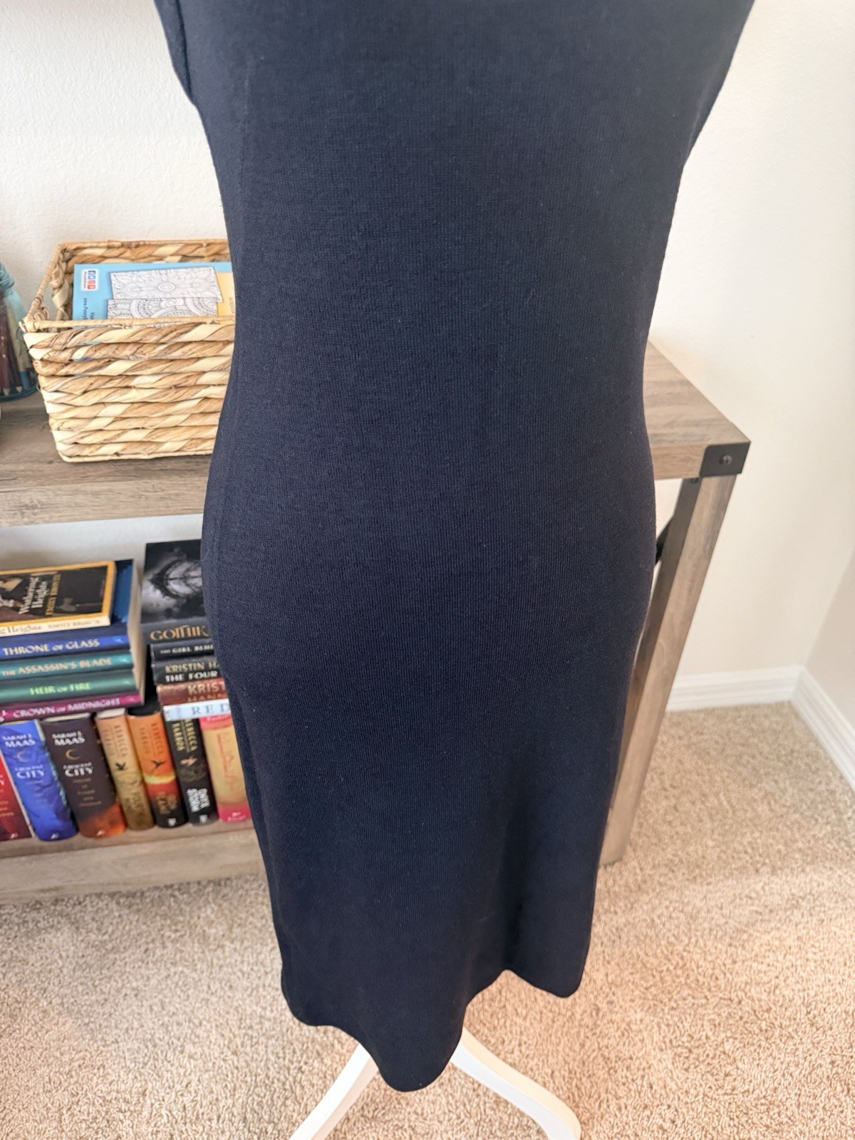 Womens St. John Collection by Marie Gray Black Sleeveless Black Dress Size 6
