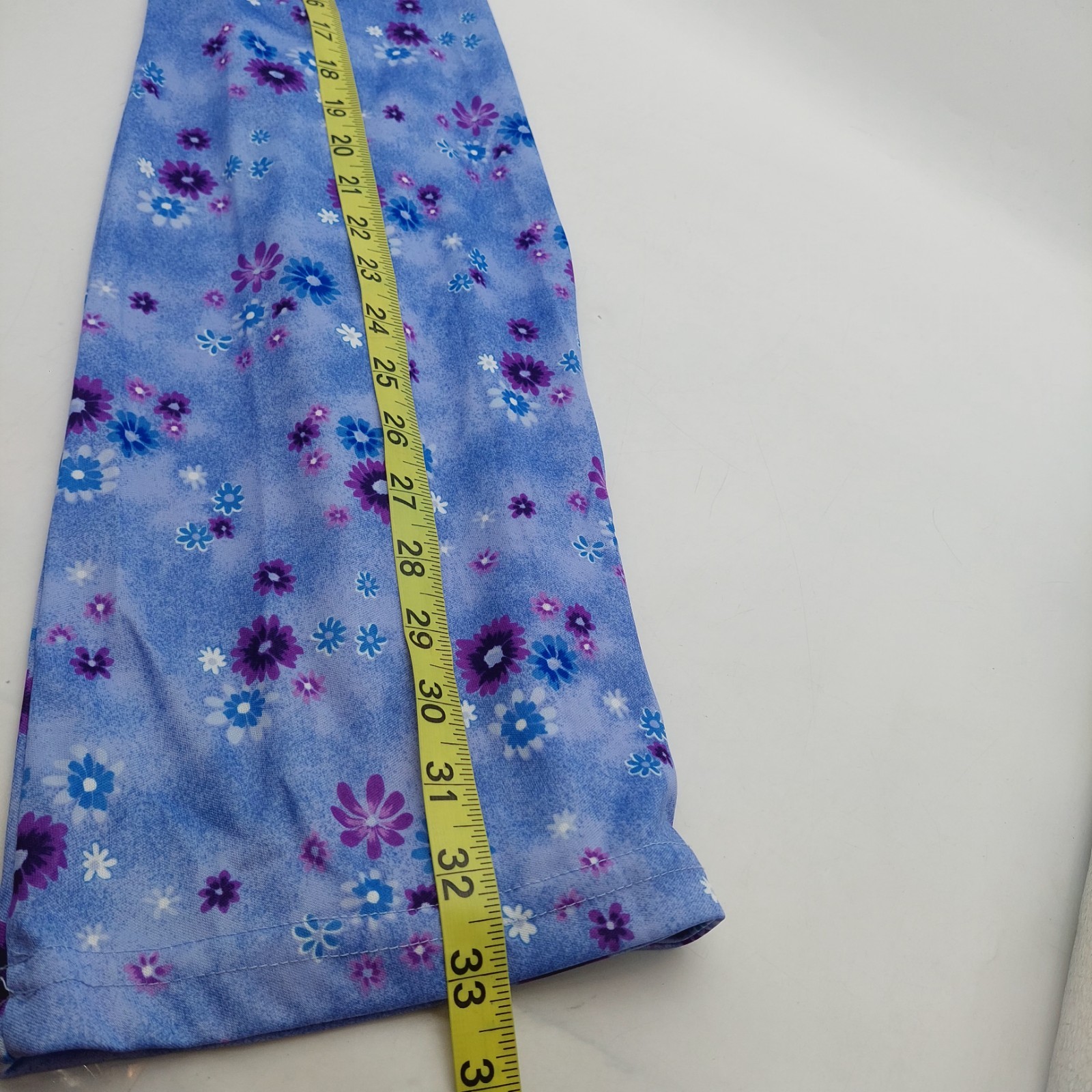Candy Rocket Slip Dress Size Small Purple Floral Back Tie Length 33″