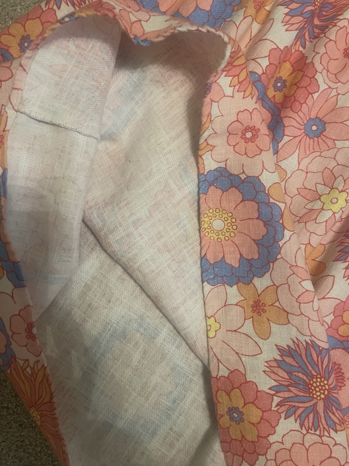Tuckernuck x Cameron Eubanks Wimberly Folly Linen Blend Floral Dress Size XXS