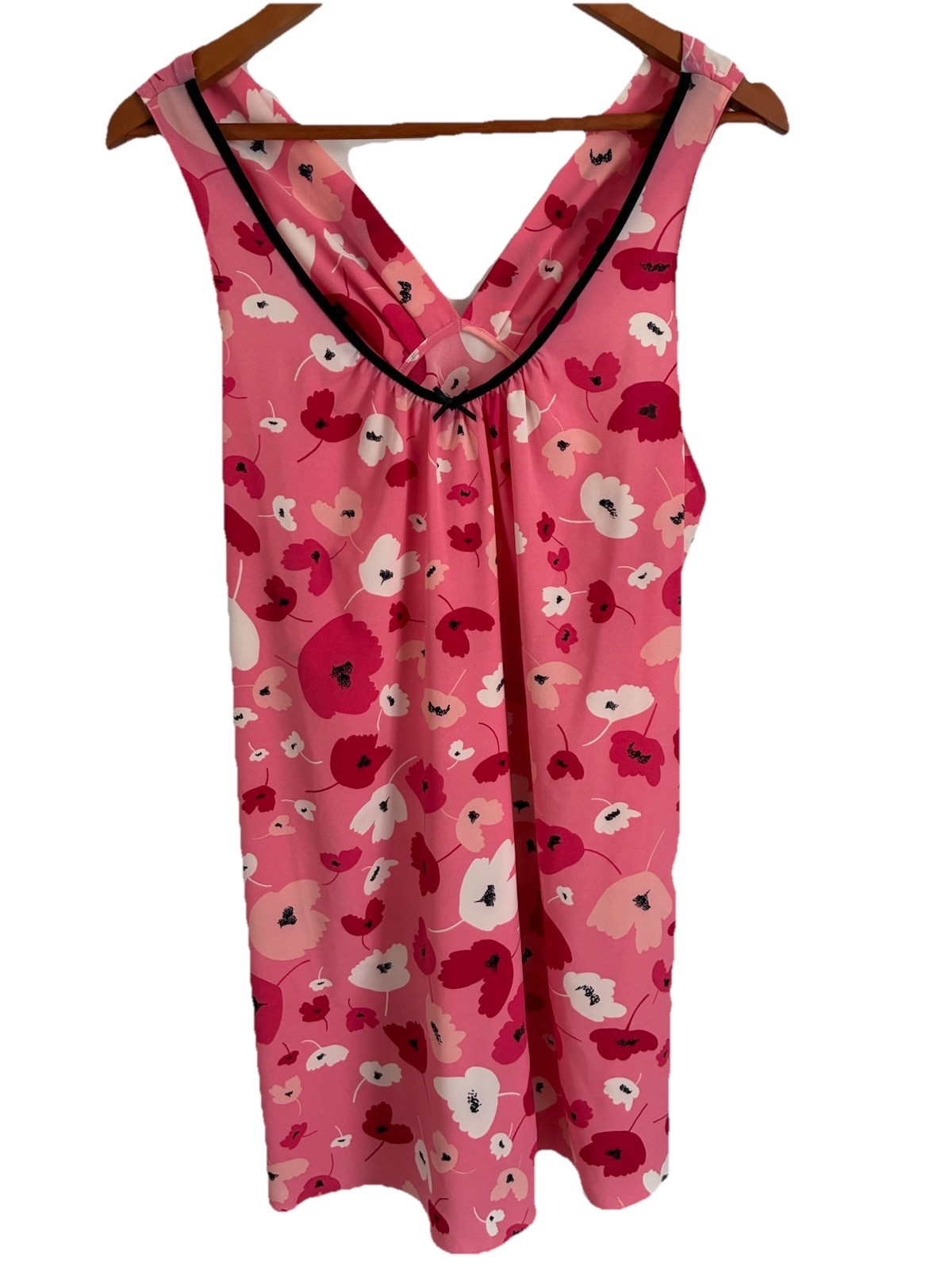 Oscar de la Renta Pink Label Floral Slip Dress Extra Large Lightweight