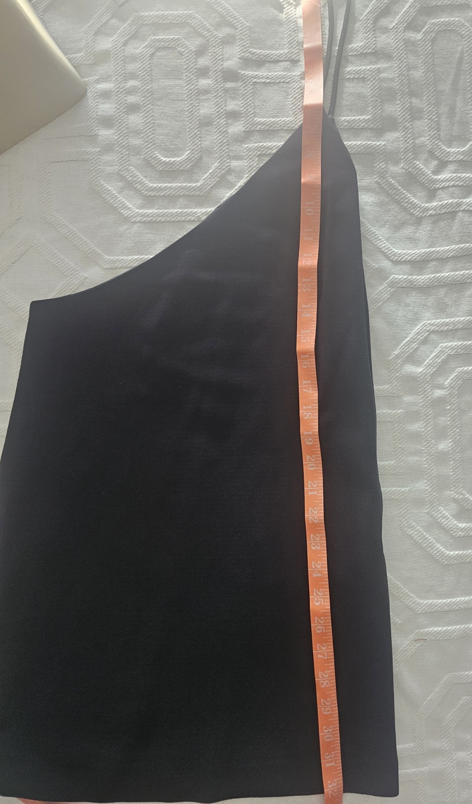 Versace Versus Black Asymmetrical Mini Dress With Leather Zip Up Top