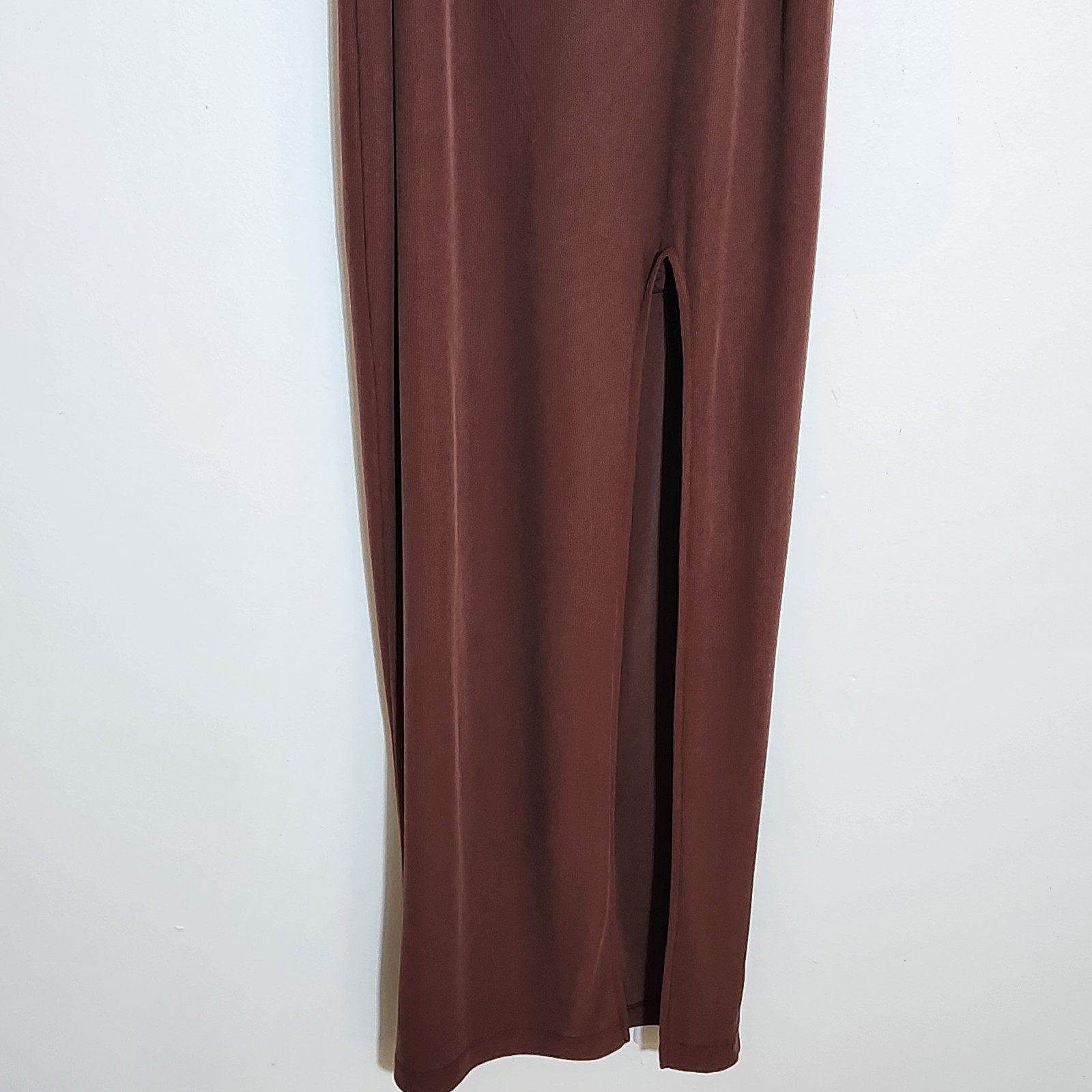 Wild Fable Womens Chocolate Brown Sleeveless Bodycon Midi Dress Size XS
