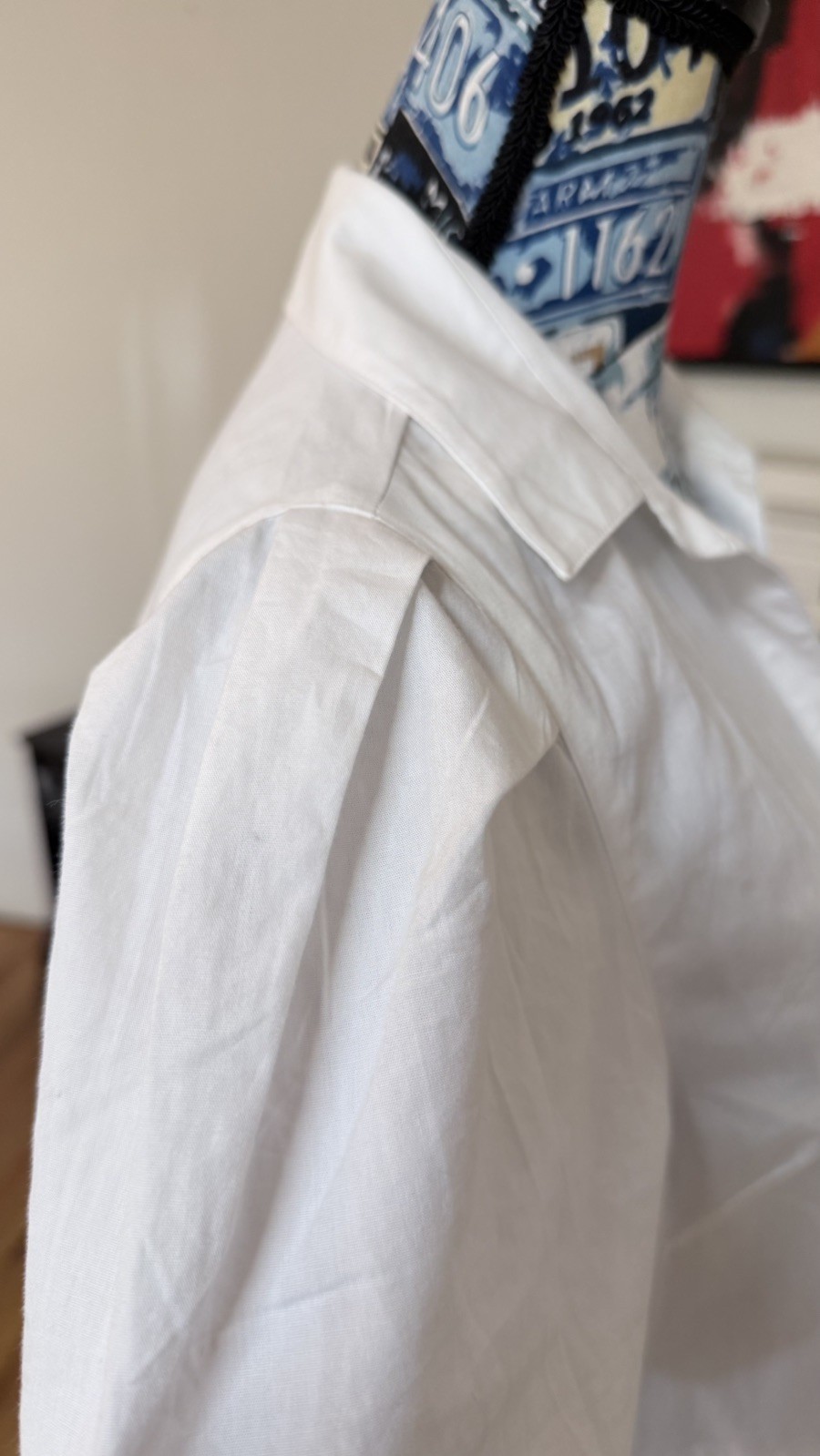 Calvin Klein White Collared Button Short Sleeve Maxi Shirt Dress 100% Cotton 6