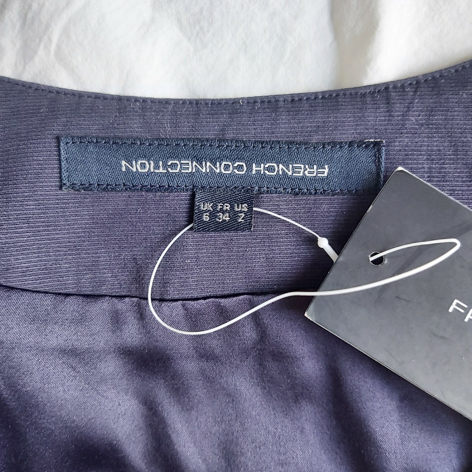 French Connection BNWT zip front wiggle pencil bodycon dress UK 6 US 2 Cost £130