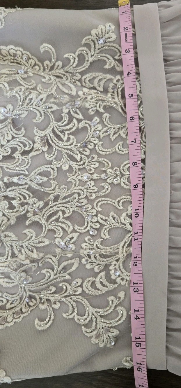 Title: Morilee Madeline Gardner Style 21360 Beaded Lace Illusion Chiffon Formal