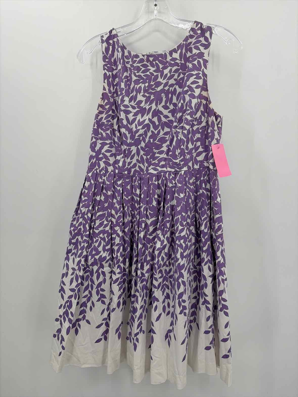 Pre-Owned Talbots White Size 4 Knee Length Sleeveless Dress