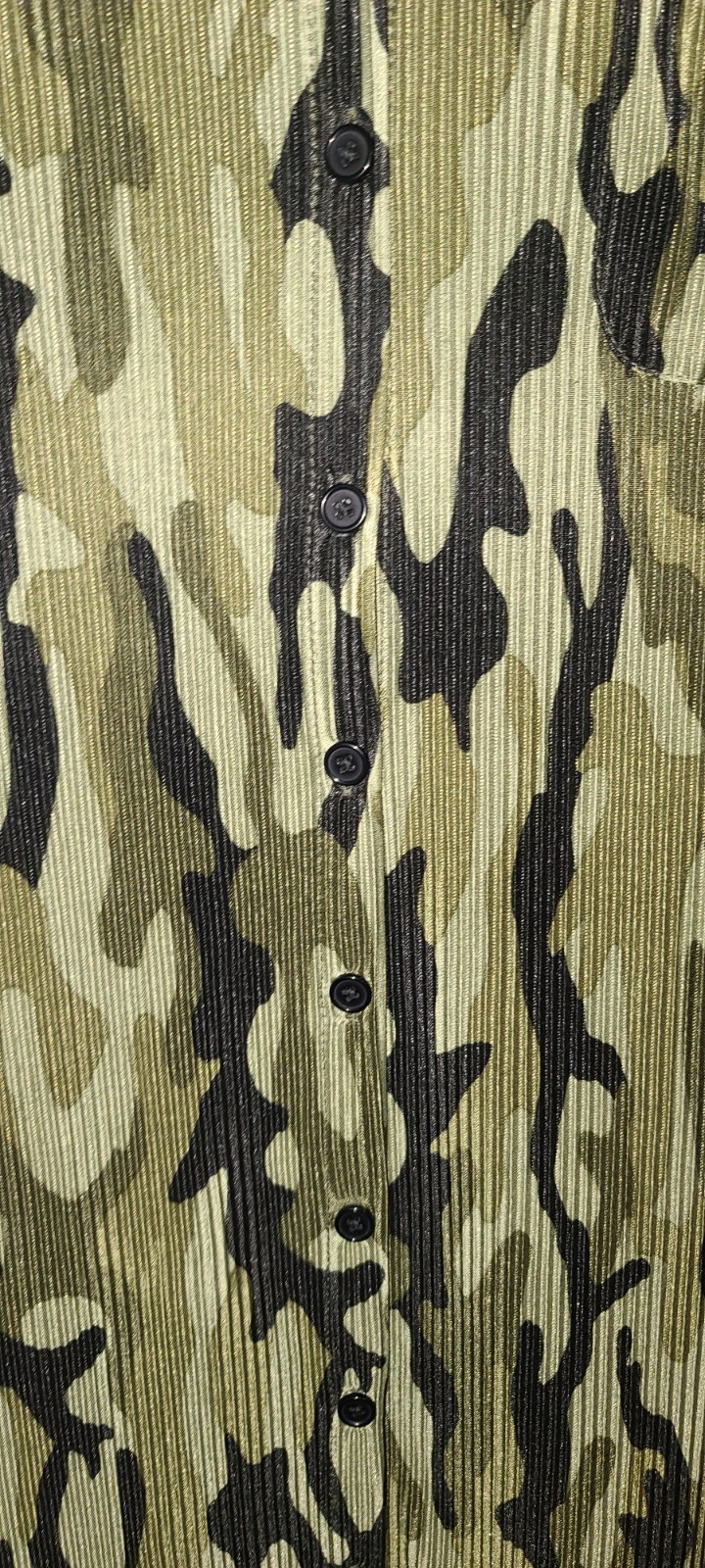 Jolie & Joy Camouflage Button Up Dress with Short Sleeves Sz XL Y2K Airy Camo