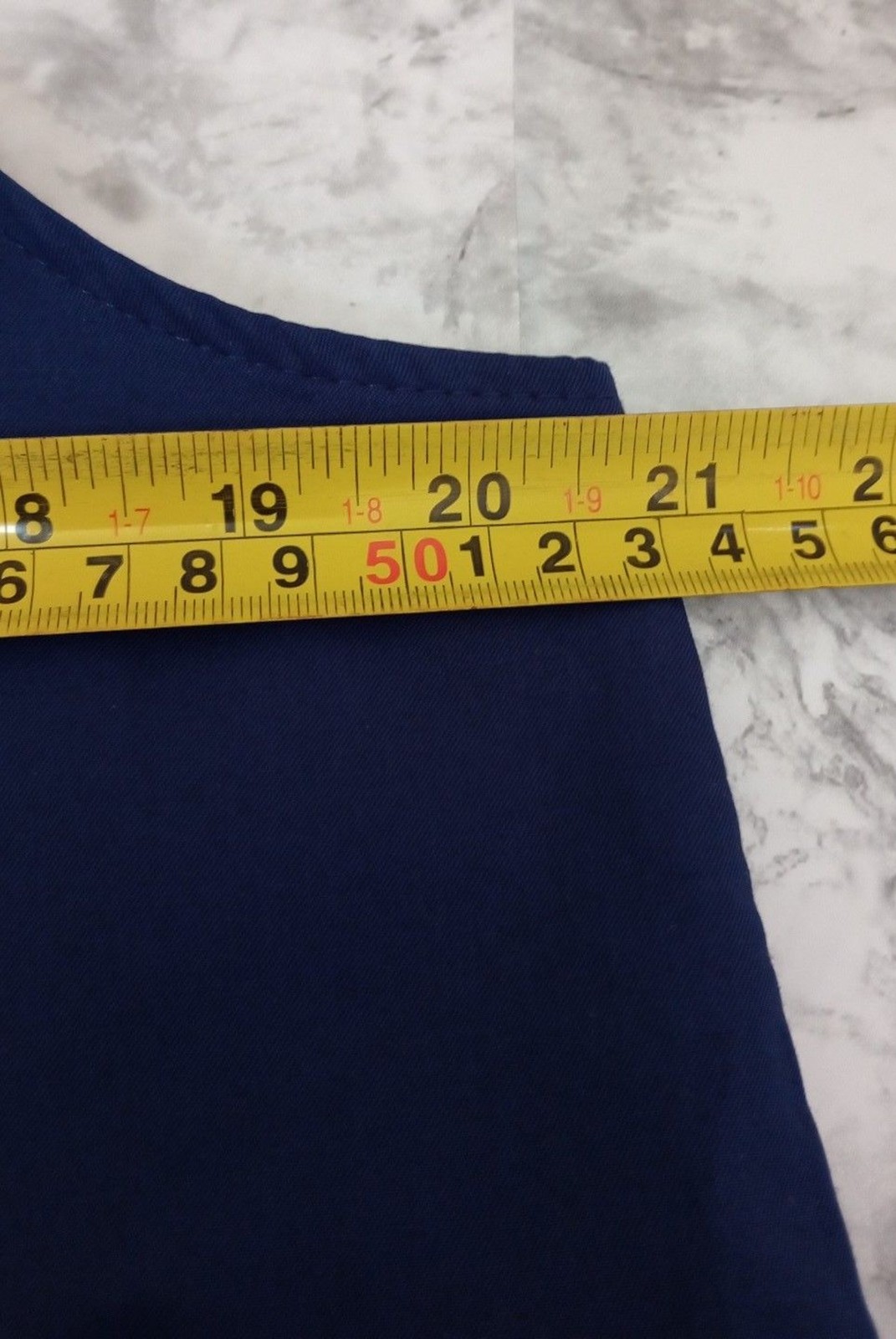 NWT Refka Navy Blue Sleeveless Sheath Style Tunic Size 12
