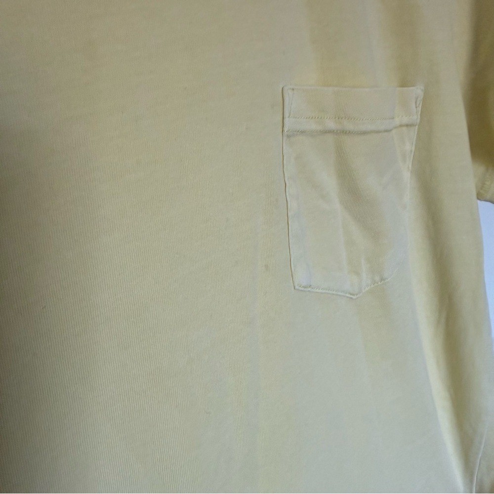 Thread & Supply Pale Yellow Tee Dress with Chest Pocket