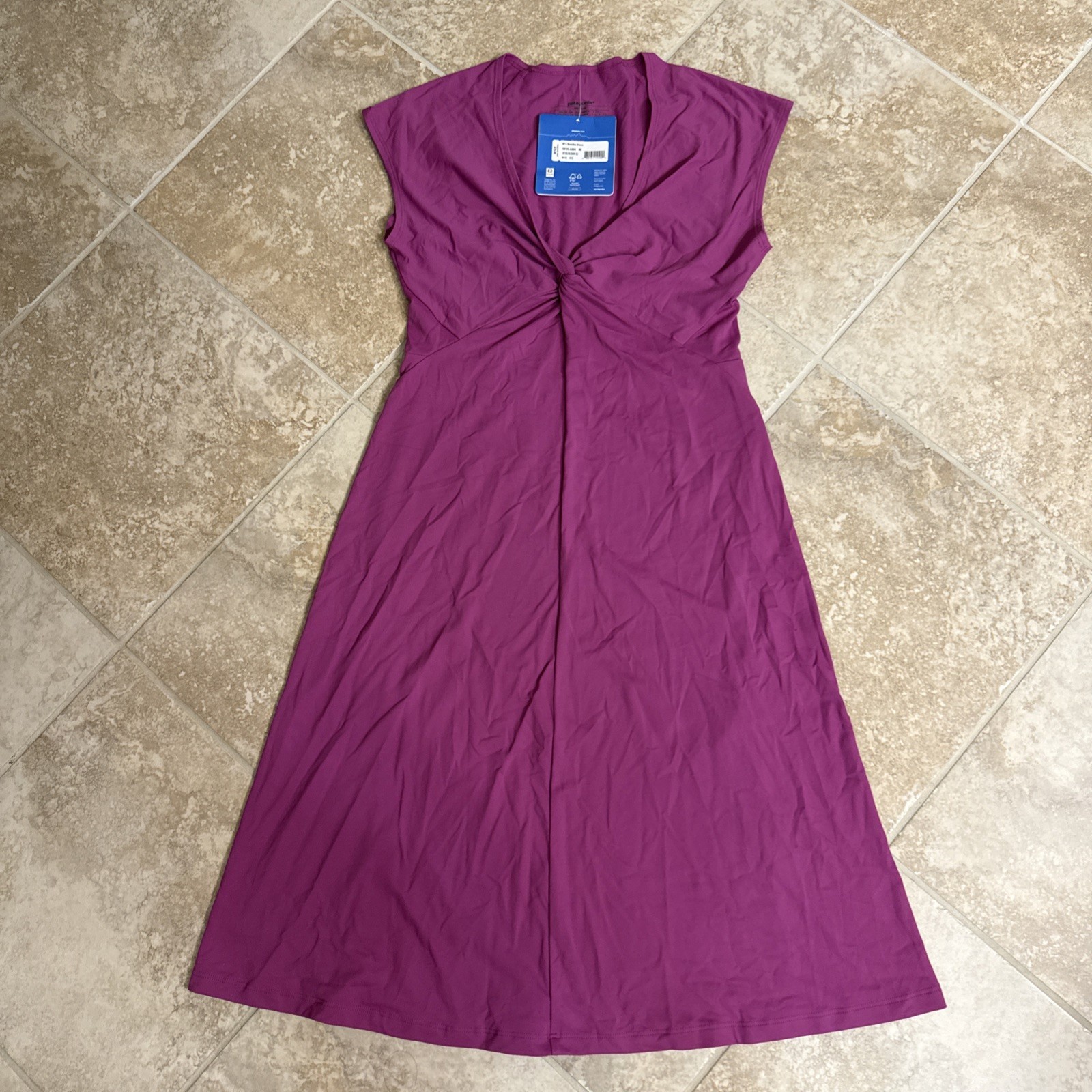 NWT Patagonia Bandha Dress M Medium Purple Plum 58729 AMH