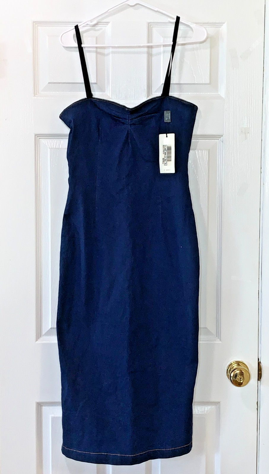 DOLCE & GABANA WOMENS DENIM DRESS SIZE 32/46 NEW WITH TAGS MADE IN ITALY