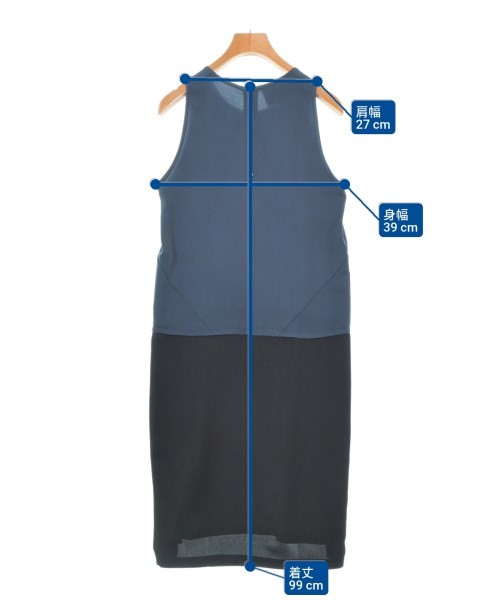CEDRIC CHARLIER Dresses BluexBlack 40(Approx. M) 2200669162035