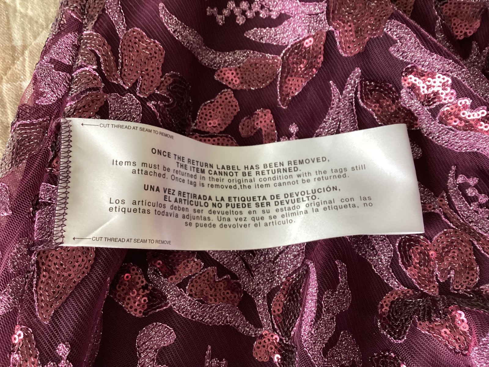 Dress the Population Elisa Sequin Fit & Flare Cocktail Dress, size S