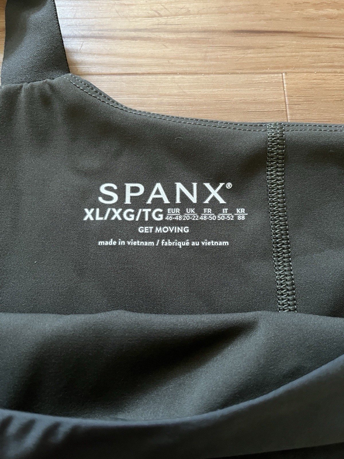 Spanx Get Moving Yes Pleats Sleeveless Athletic Dress Size XL Pine Stone NWT